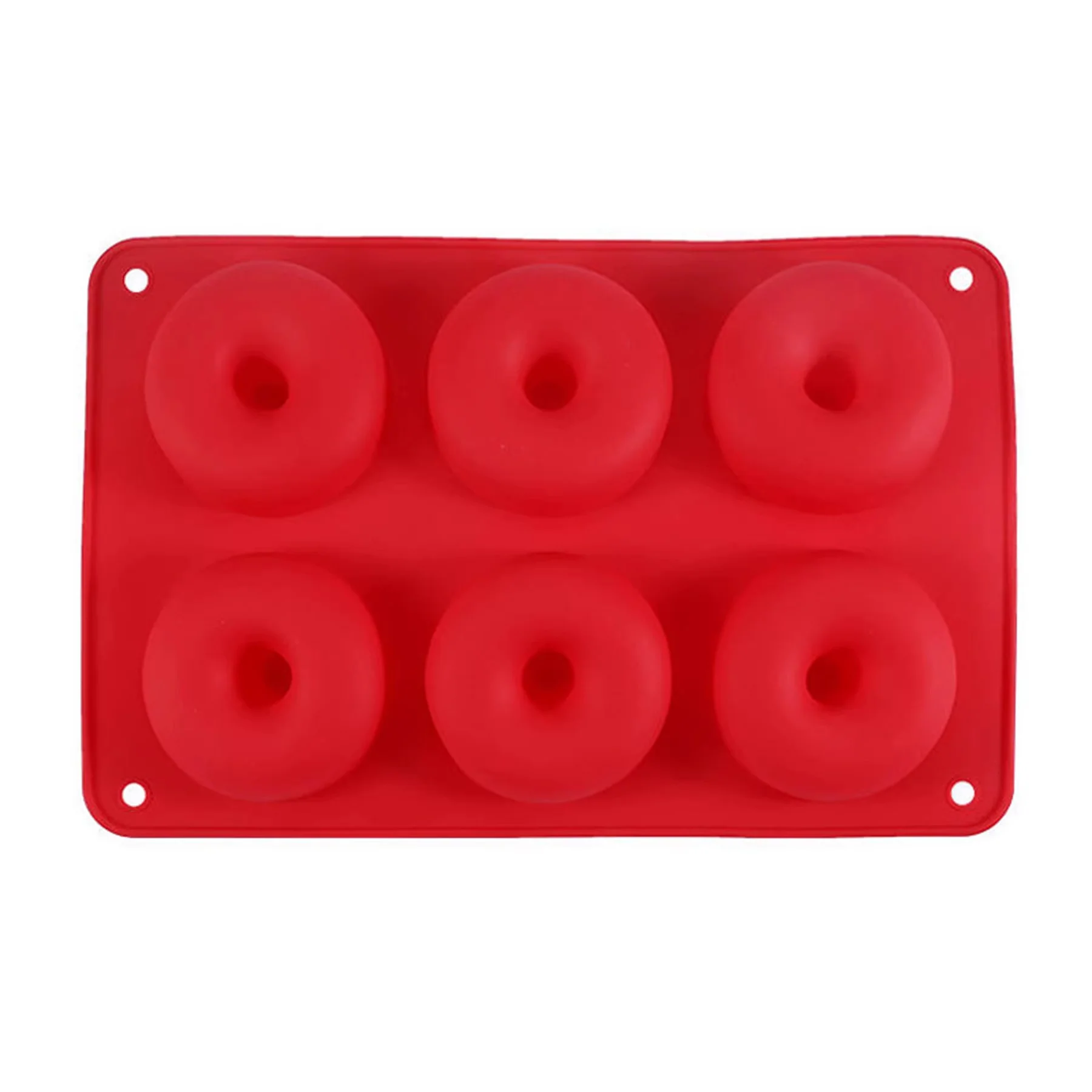 Food-Grade Silicone Donut Mold (6-Cavity)