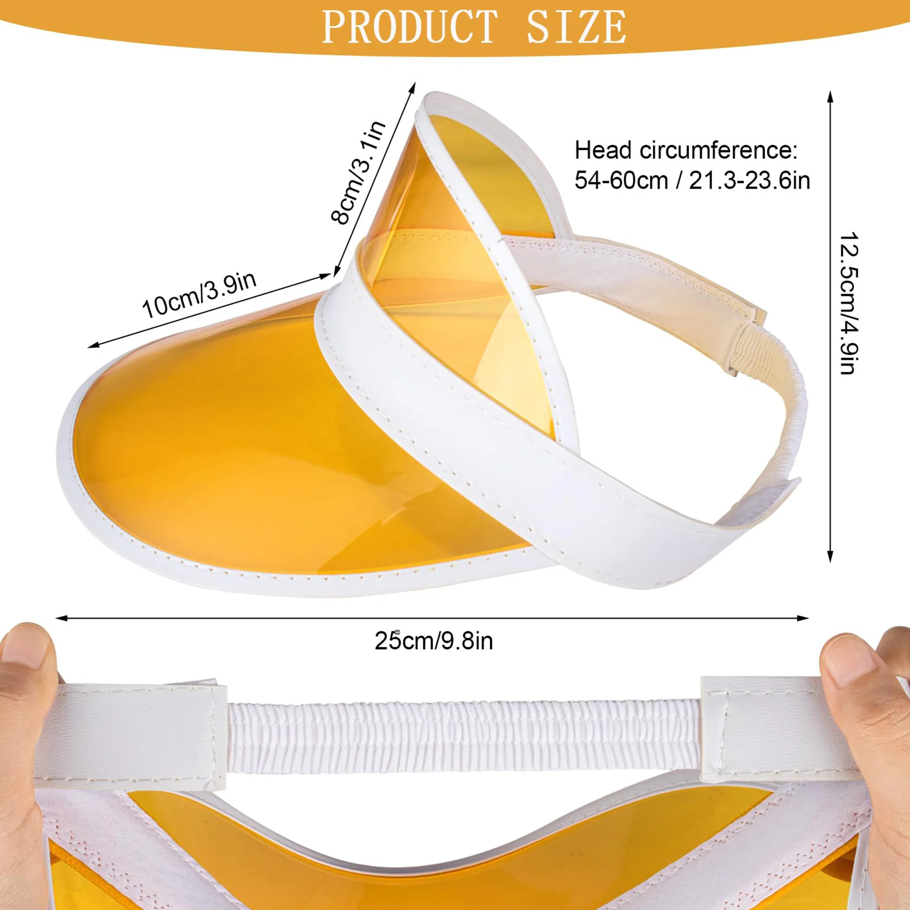 Clear Plastic Visor Hat