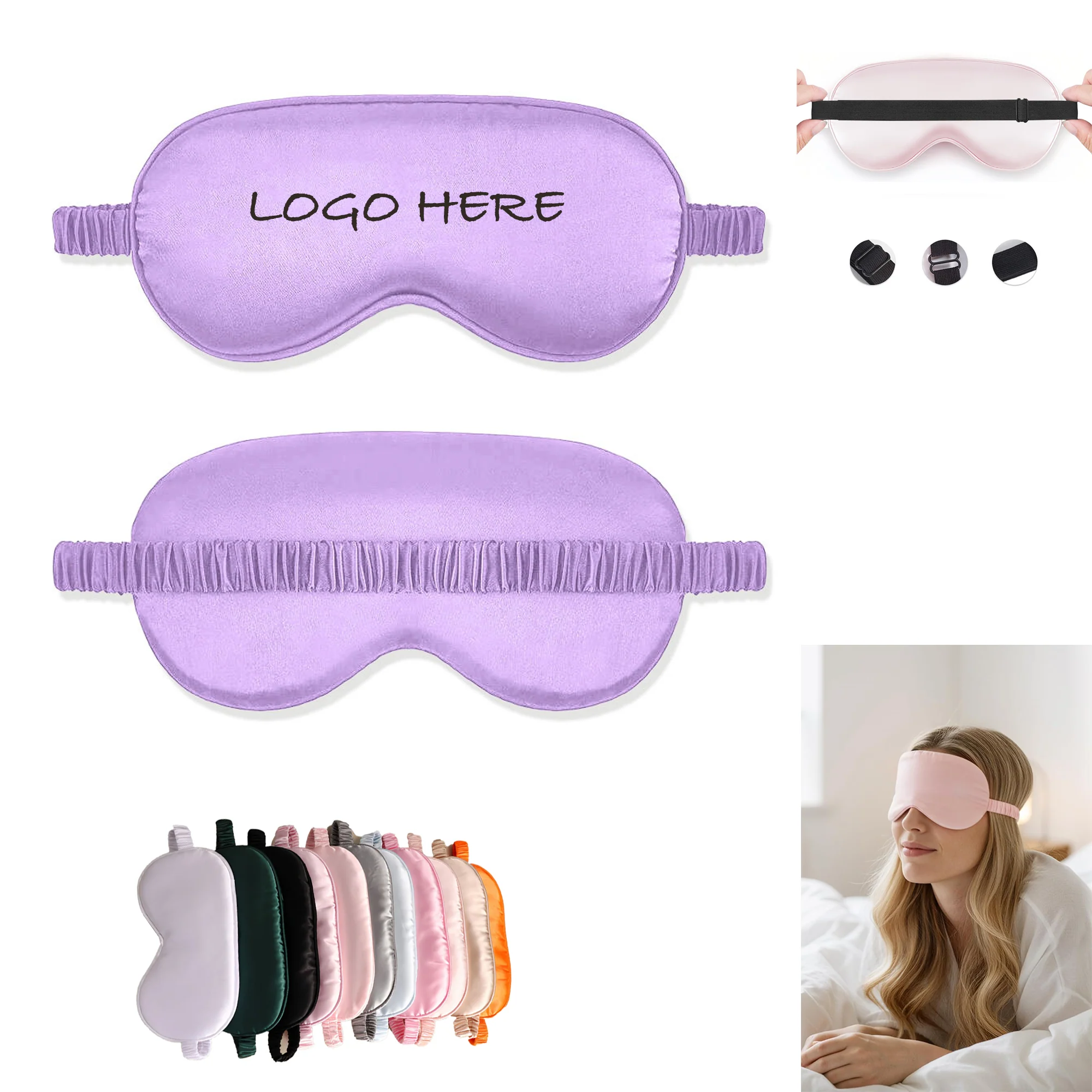 Adjustable Satin Sleep Eye Mask