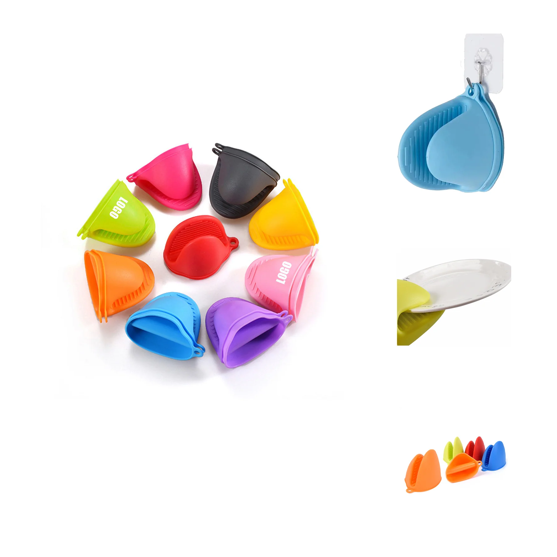 Heat Resistant Silicone Finger Clip