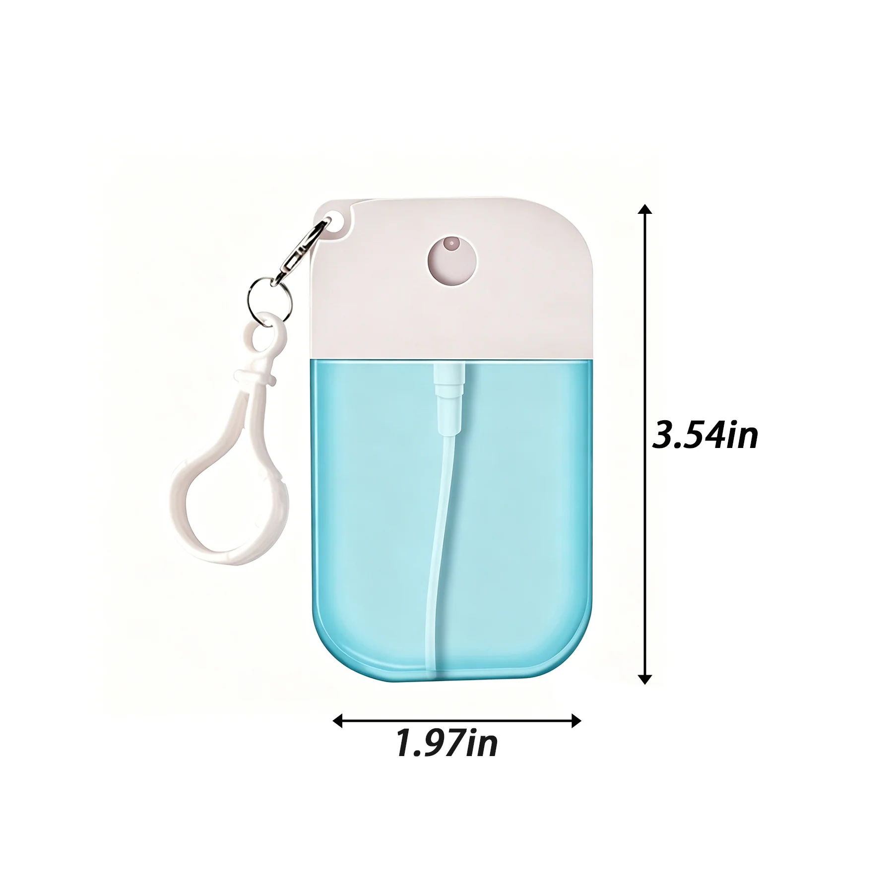 Portable Carabiner Card Hand Sanitizer (1.3 Fl. Oz.)