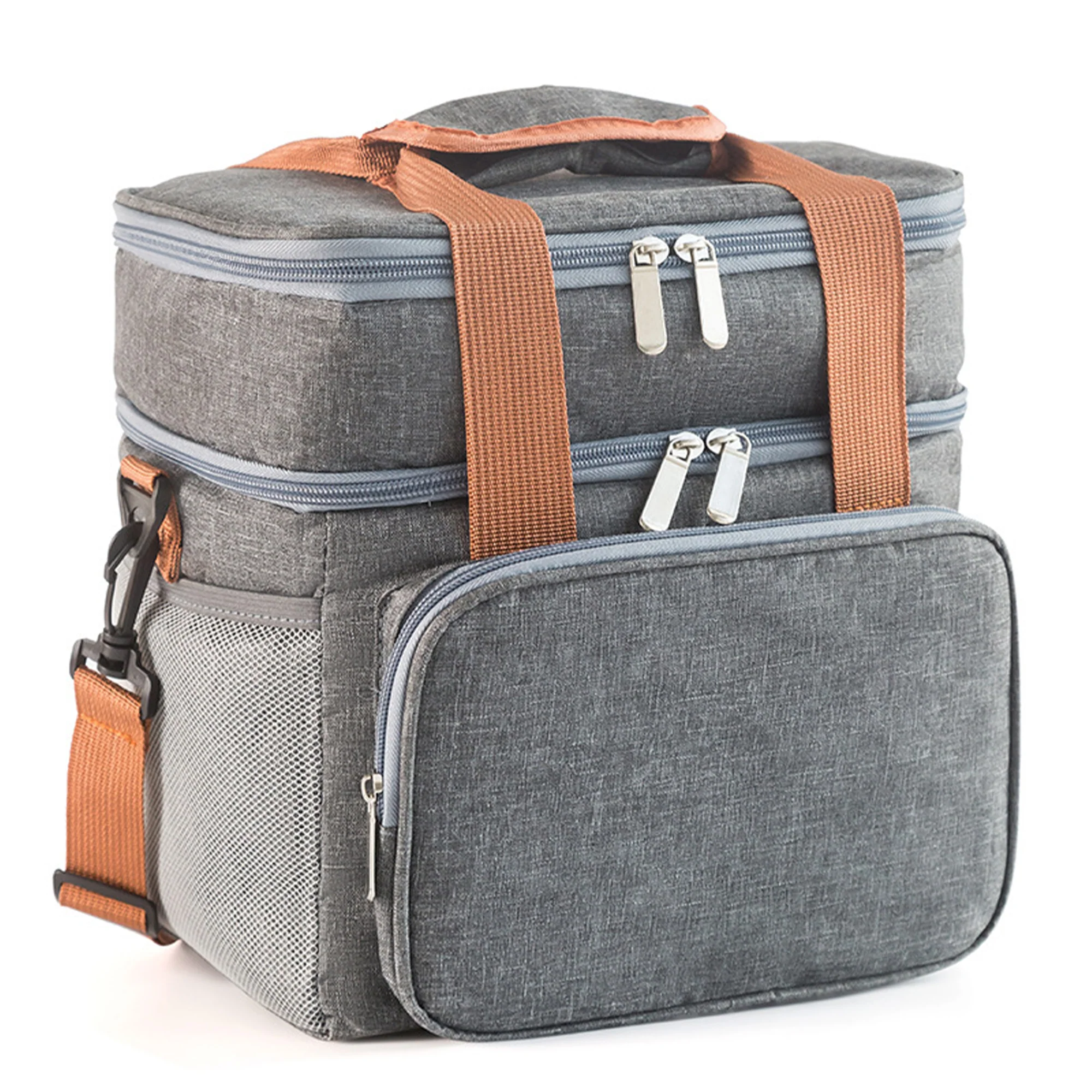 Double-Layer Insulated Lunch Bag