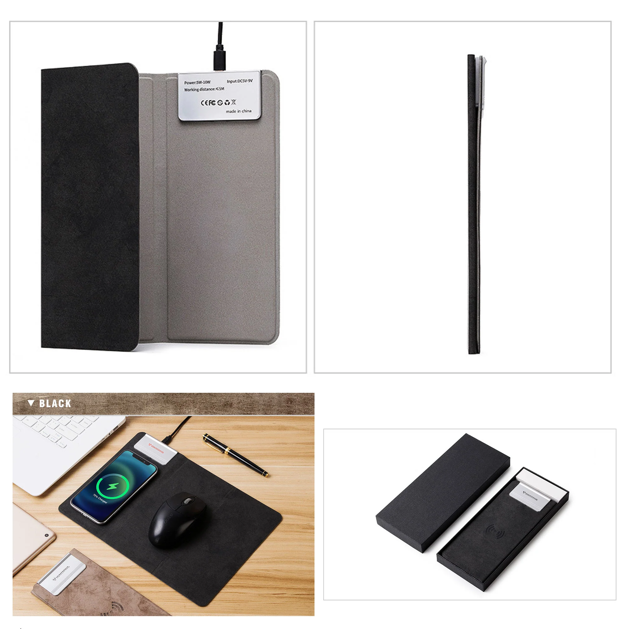 Foldable Wireless Charging Mouse Pad