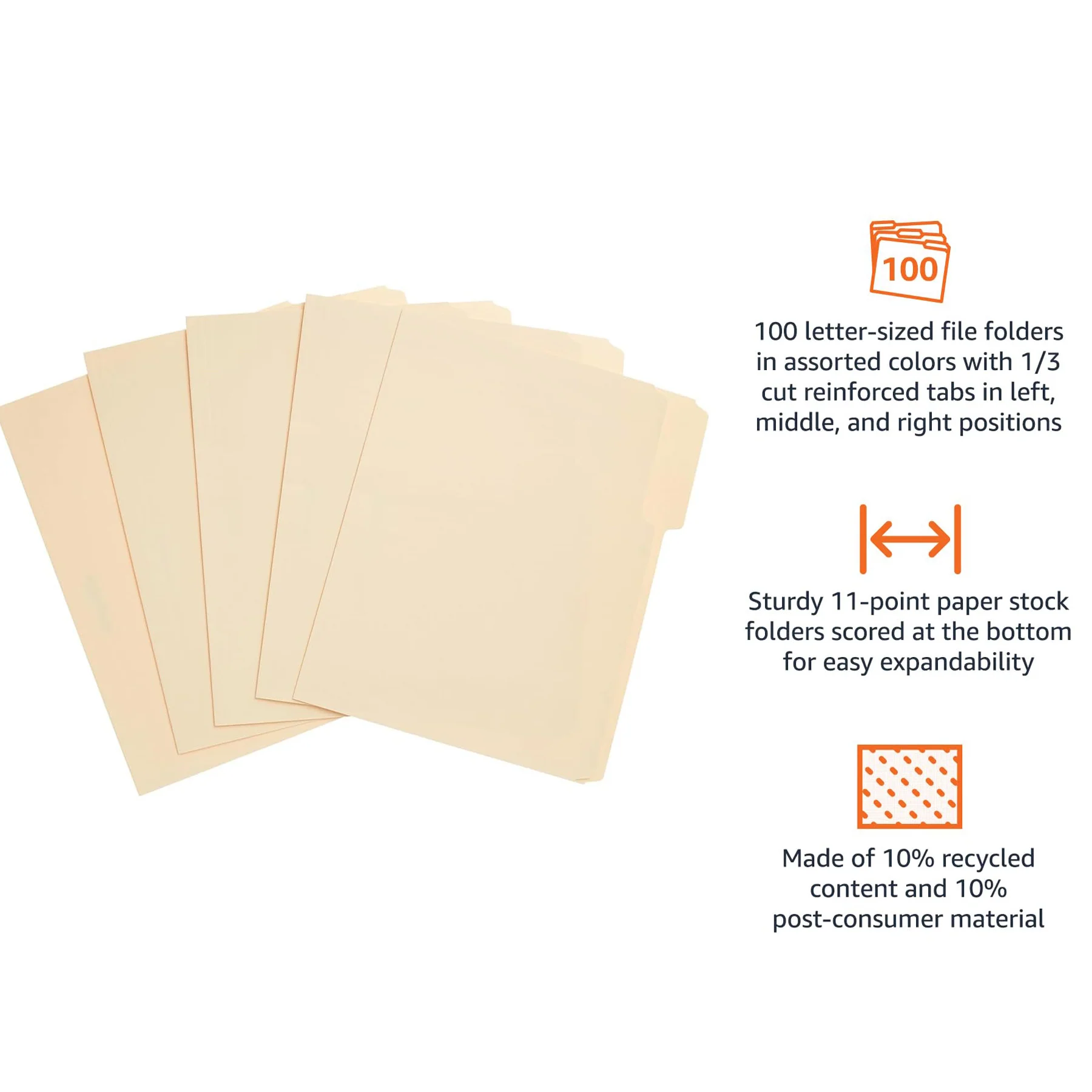 File Folder With Reinforced Tabs