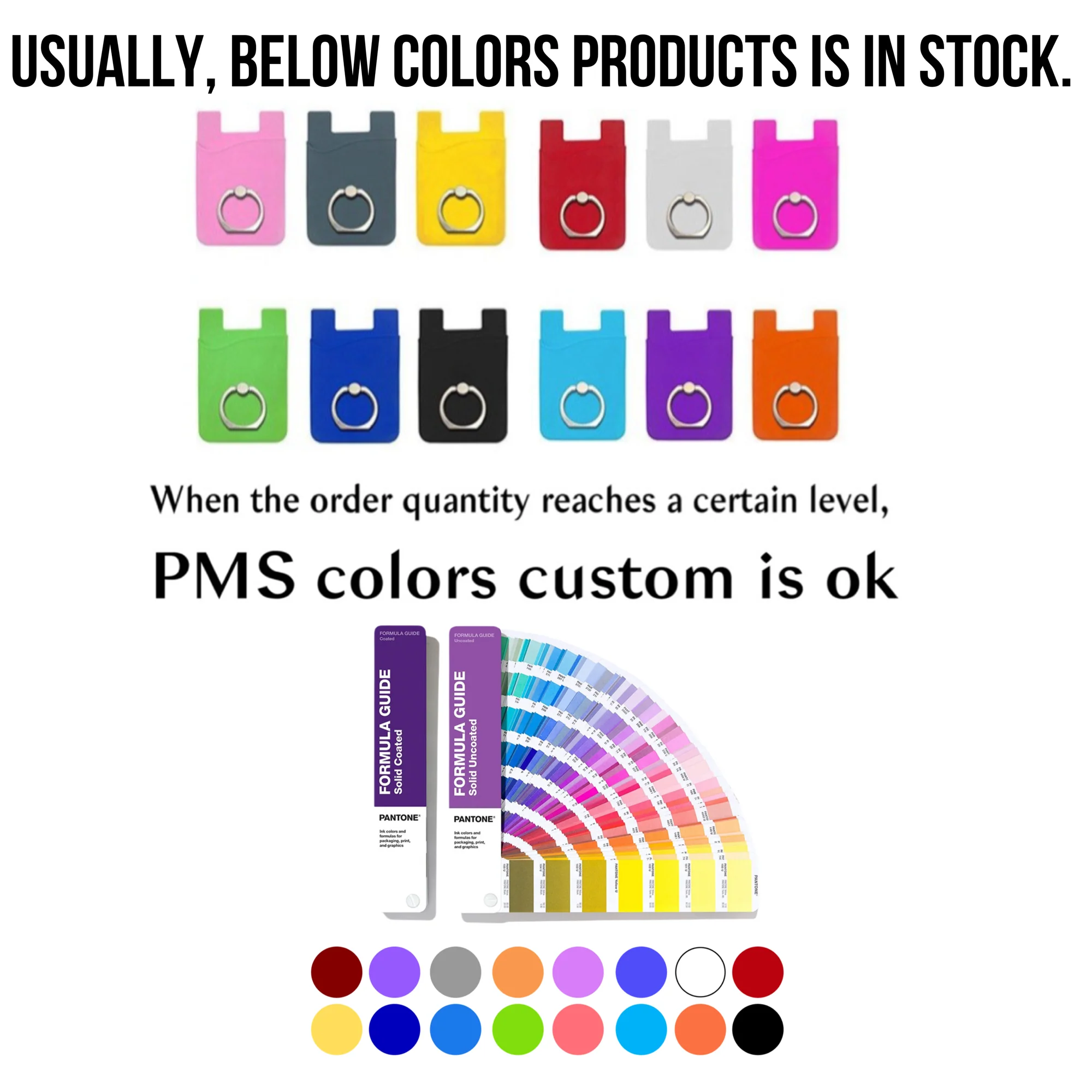 Silicone Mobile Phone Wallet Card Holder with Ring Stand