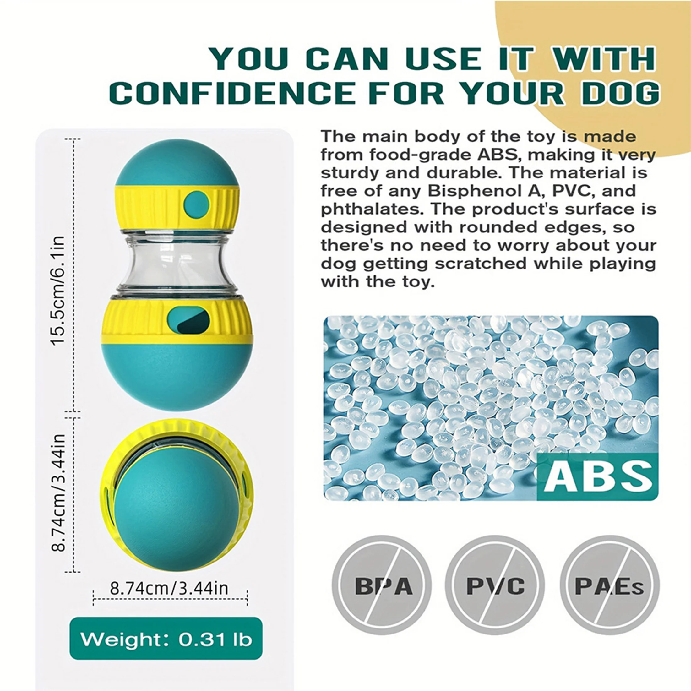 Adjustable Dogs Food Dispensing Toy