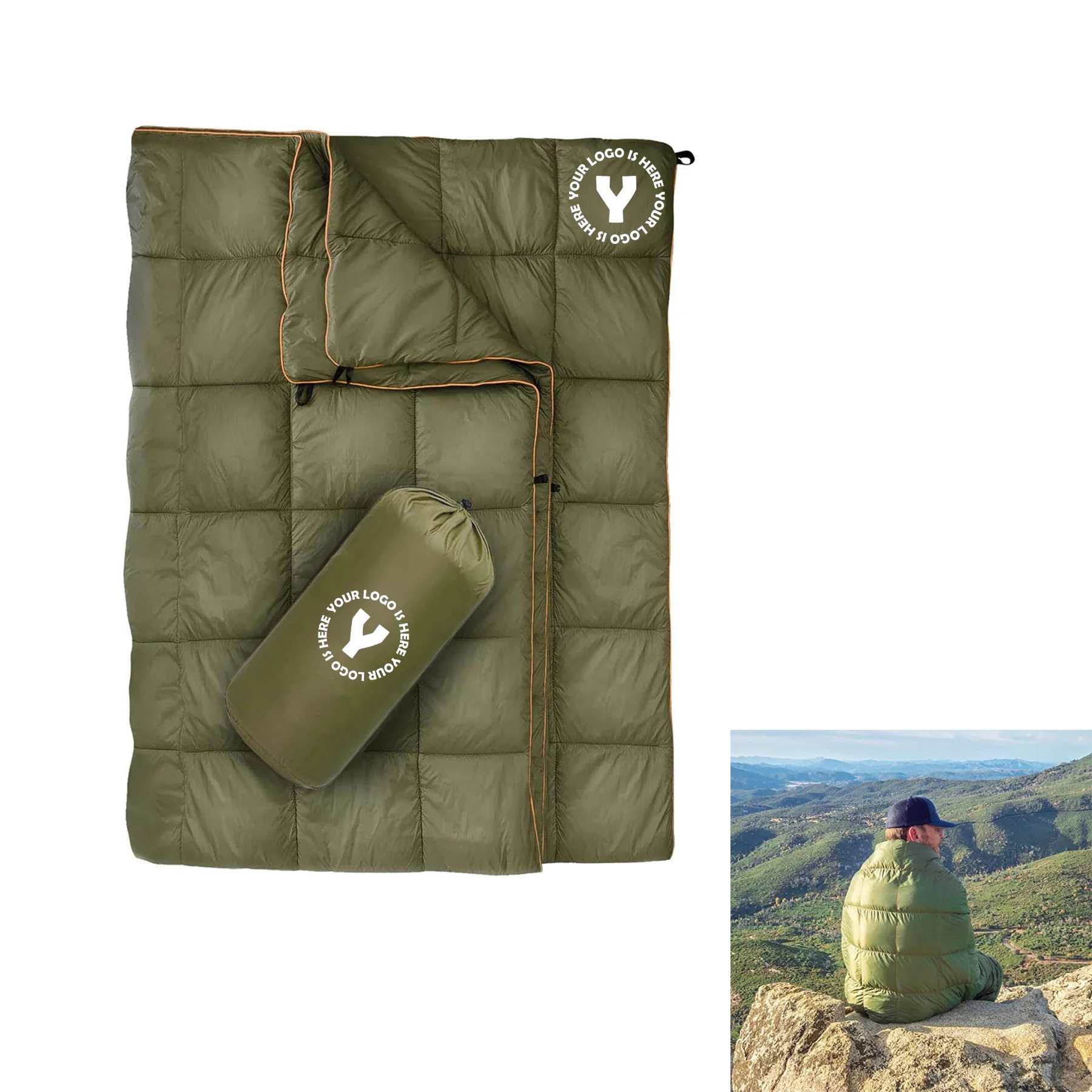 Cozy large 140×200 cm Nylon Check Blanket