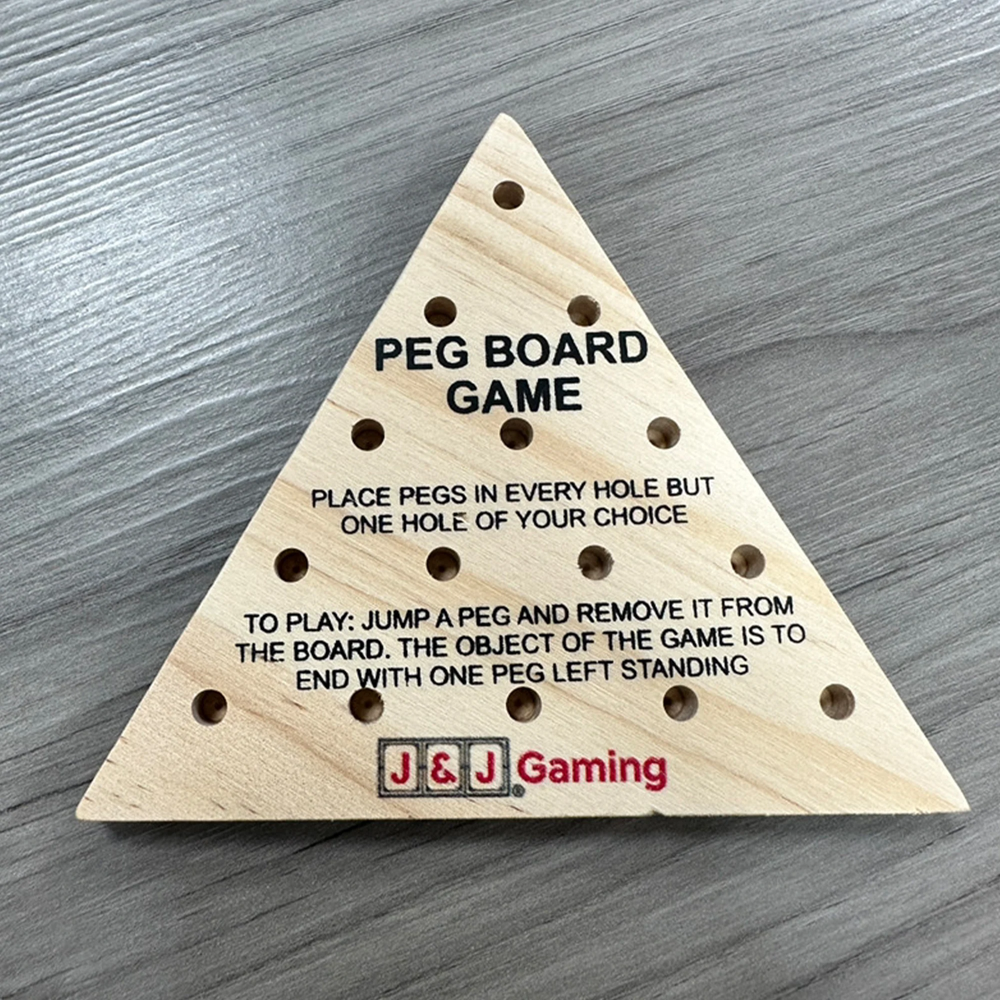 Custom Wooden Peg Game Set 5 Pack