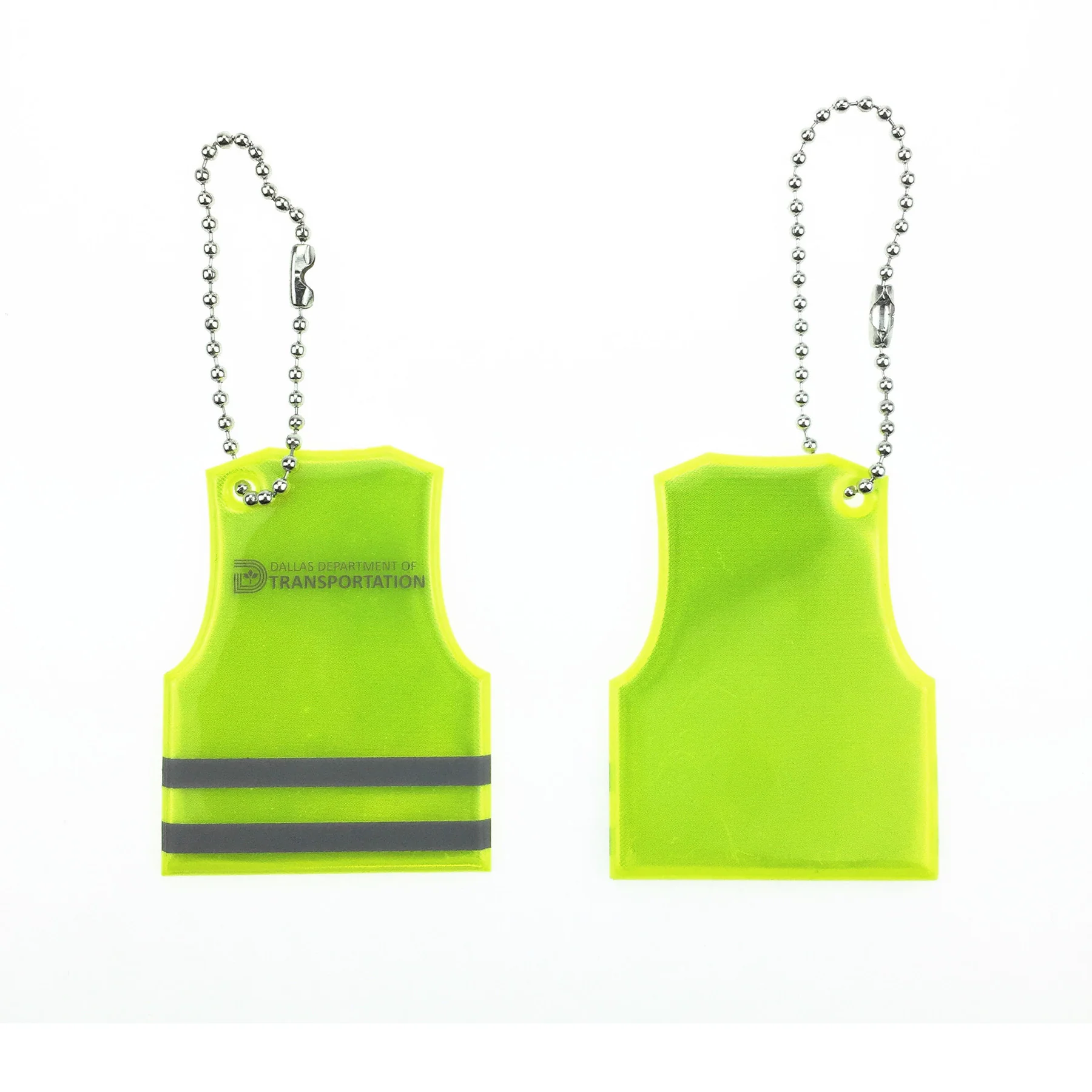 Pvc Safety Reflective Vest With Optional Keychain