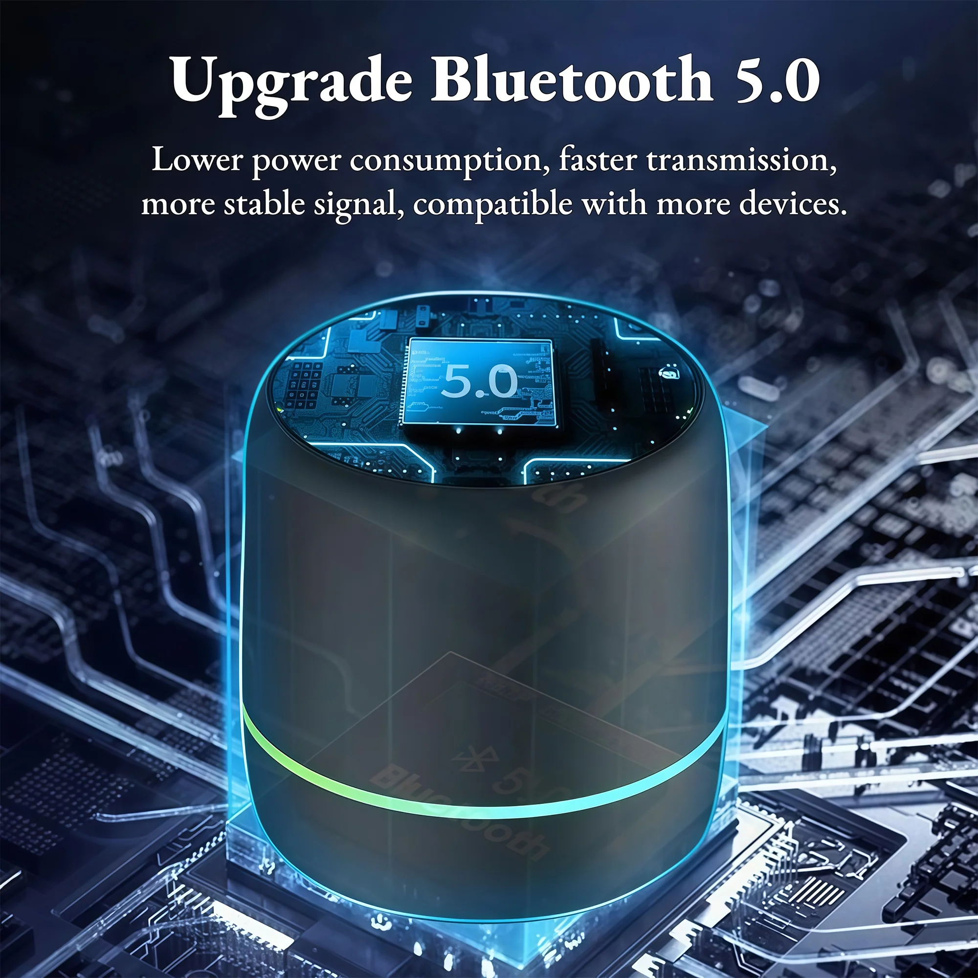 Compact Wireless Mini Bluetooth Speaker With Bass Hd Audio