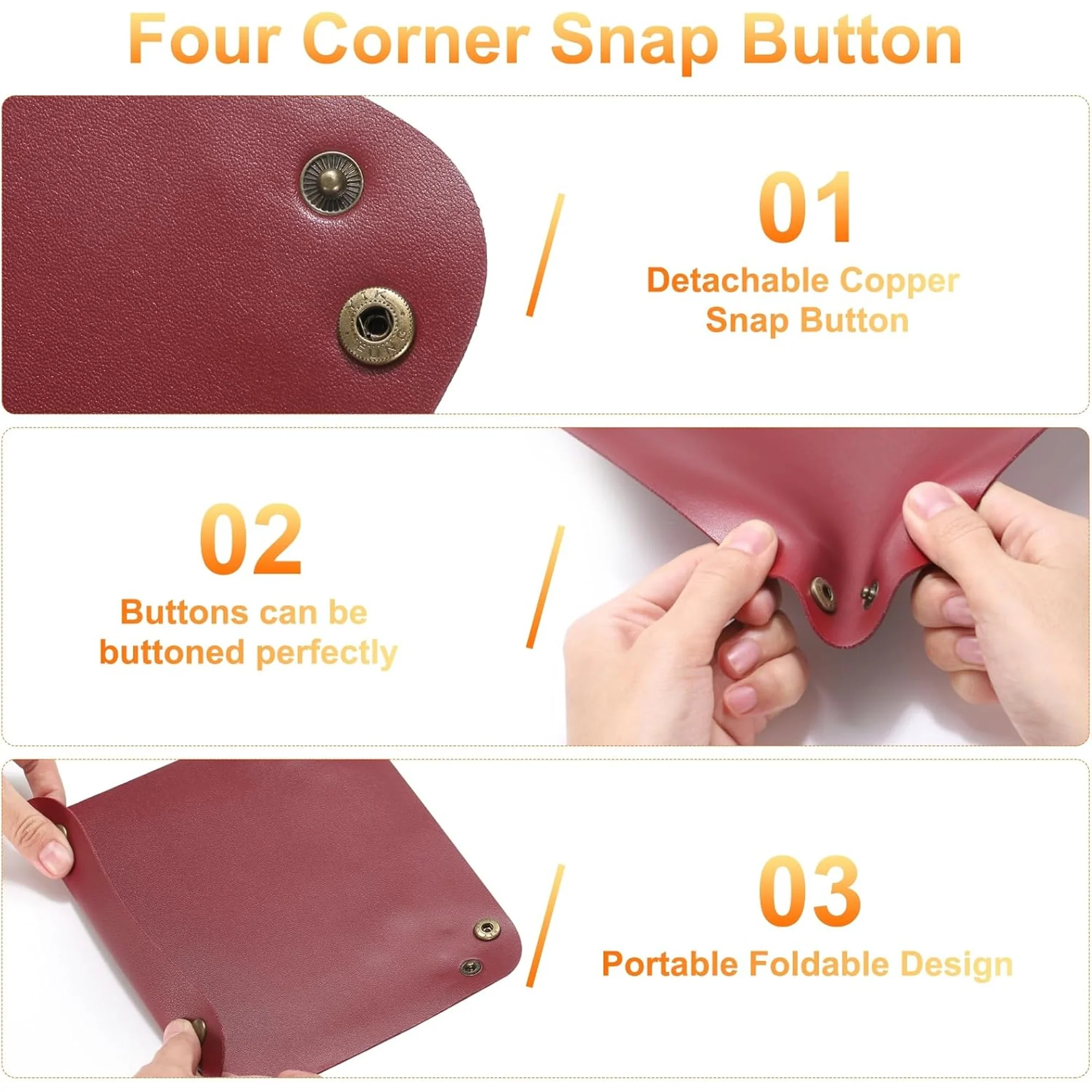 Foldable Leather Tray