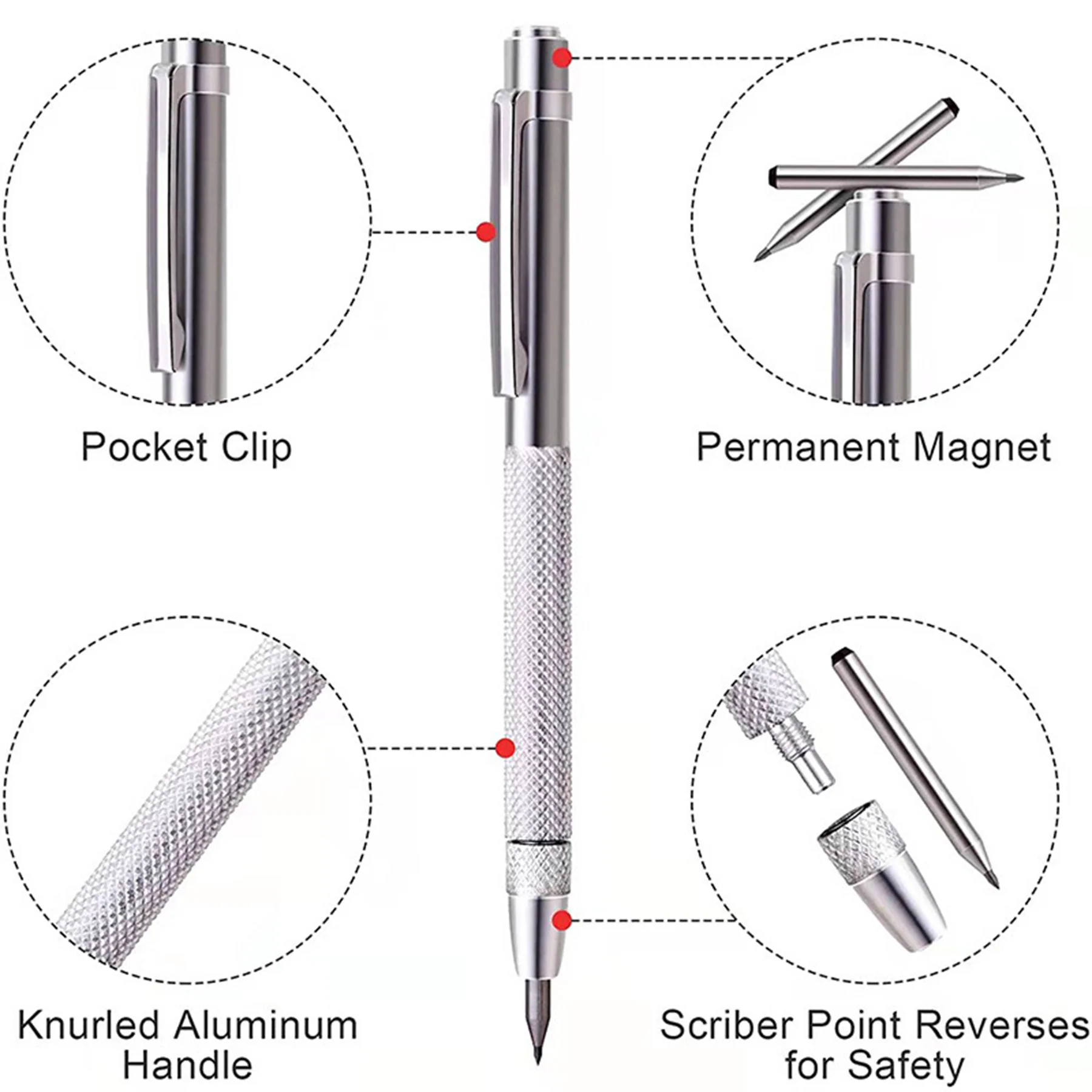 Tungsten Steel Glass Cutter Etching Engraving Pen For Marble