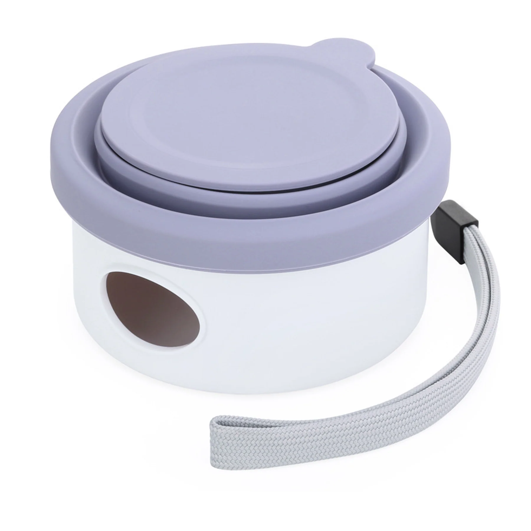 Storage Bin and Collapsible Bowl with Dog Waste Holder
