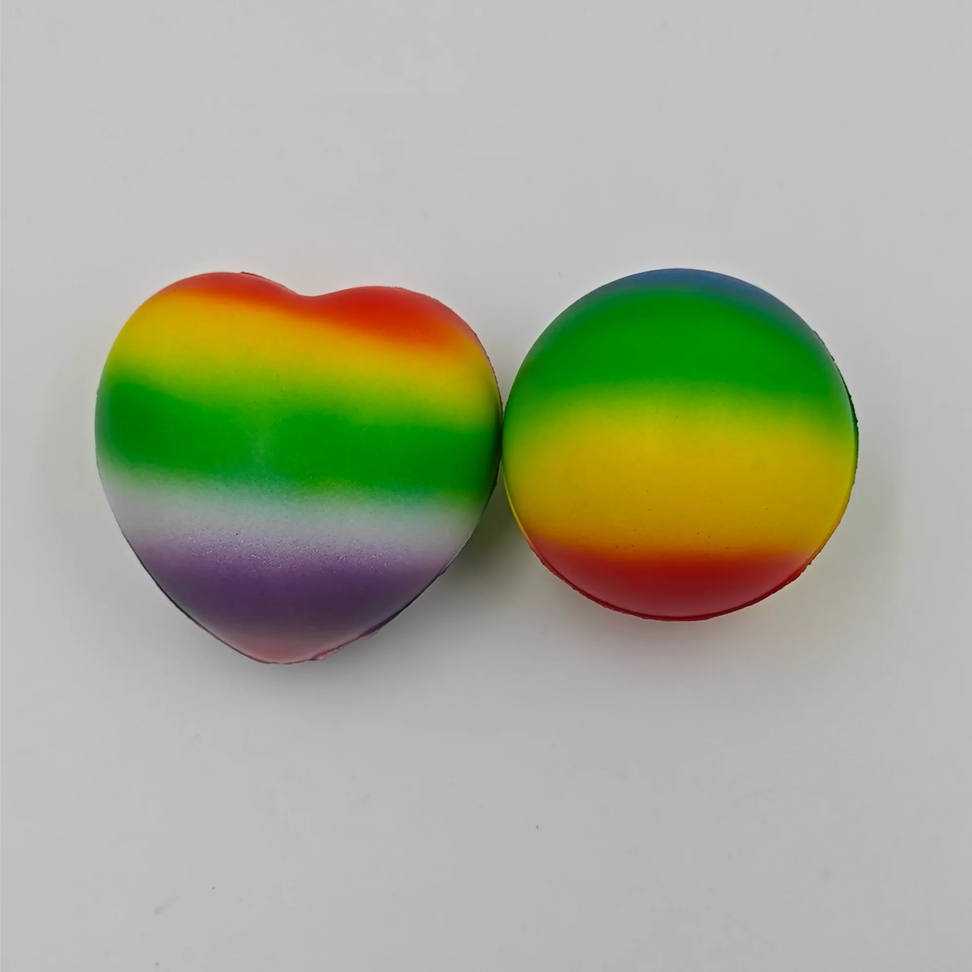 Custom 2.75" Rainbow Stress Reliever Ball