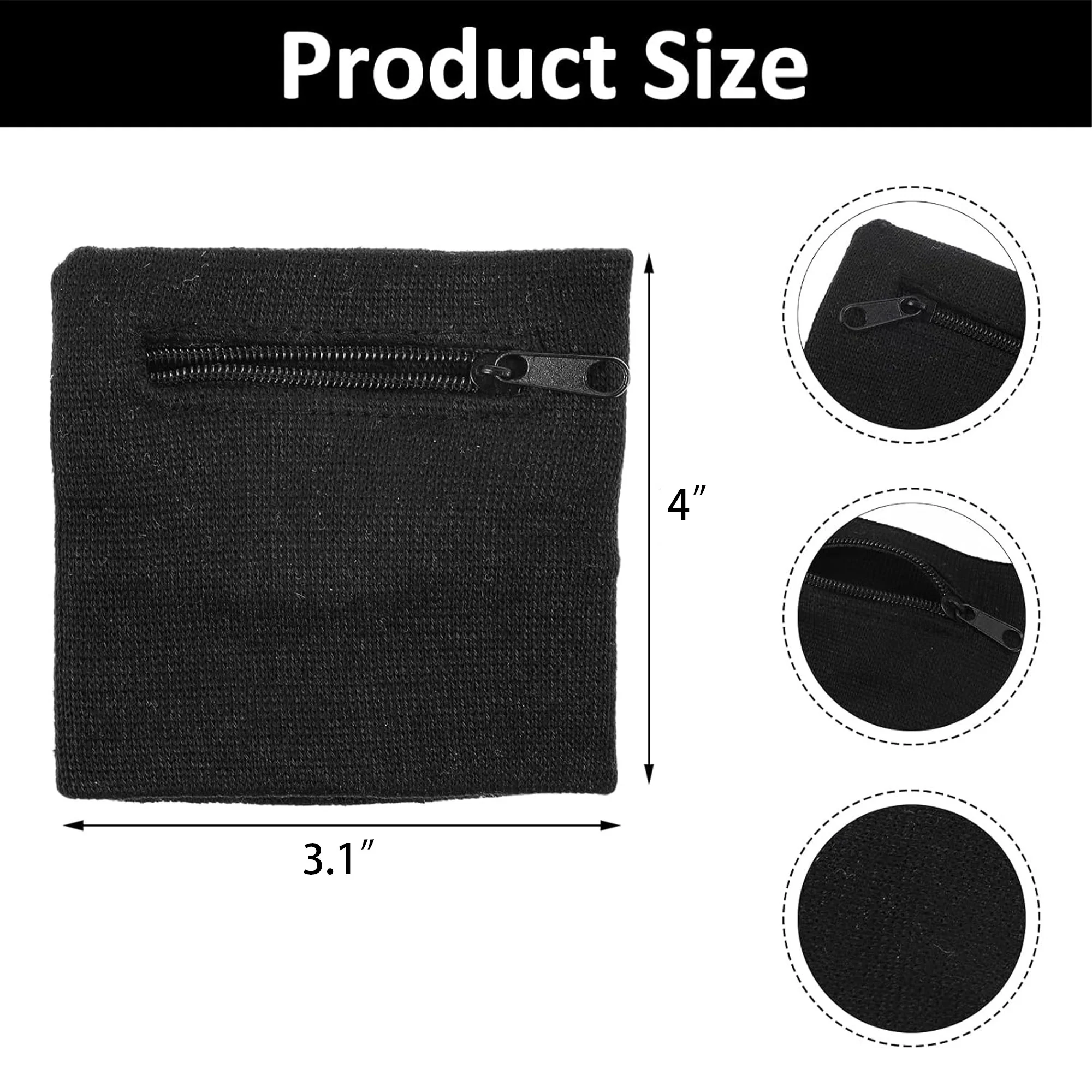 Sports Zipper Wrist Pouch
