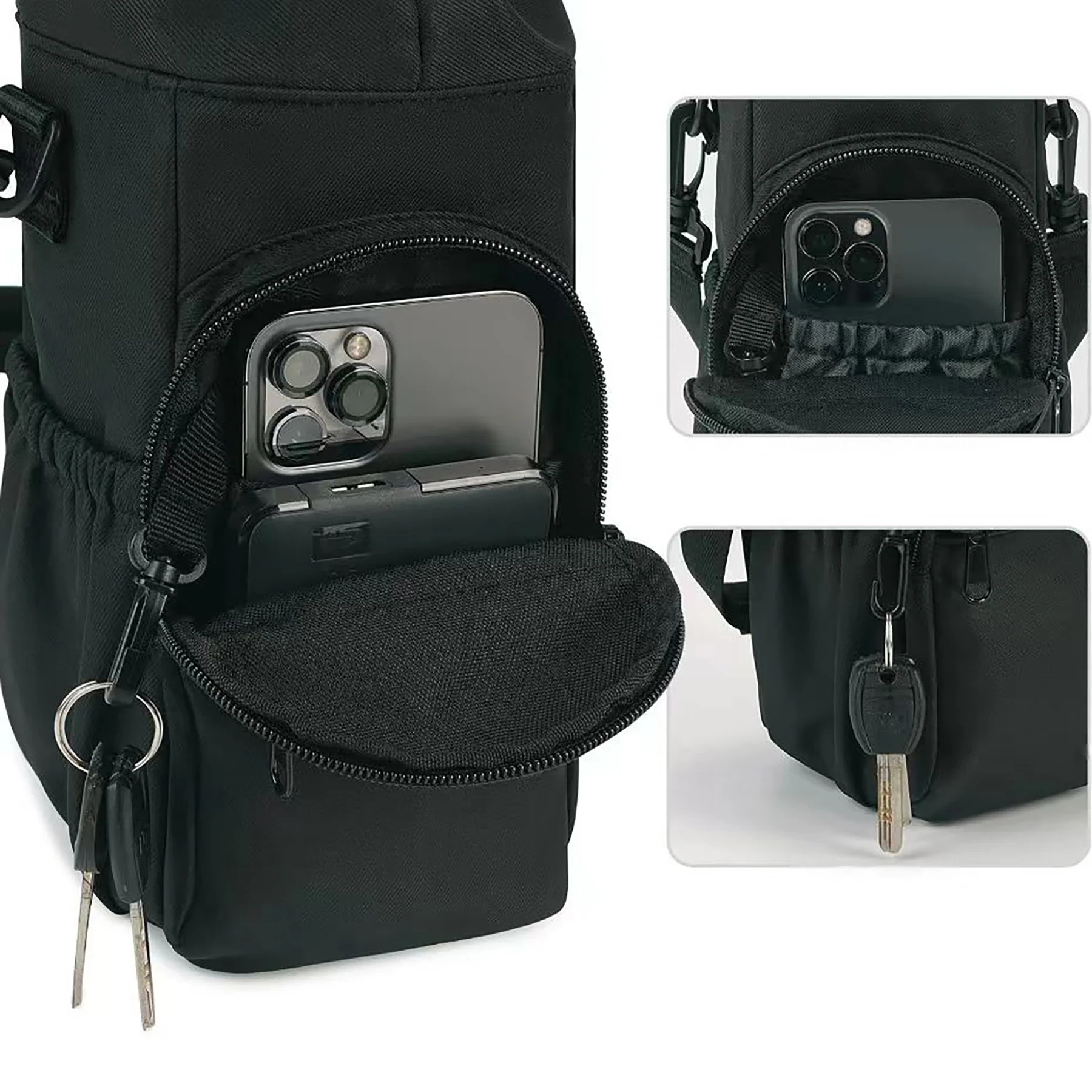 Outdoor Sports Water Bottle Bag With Strap