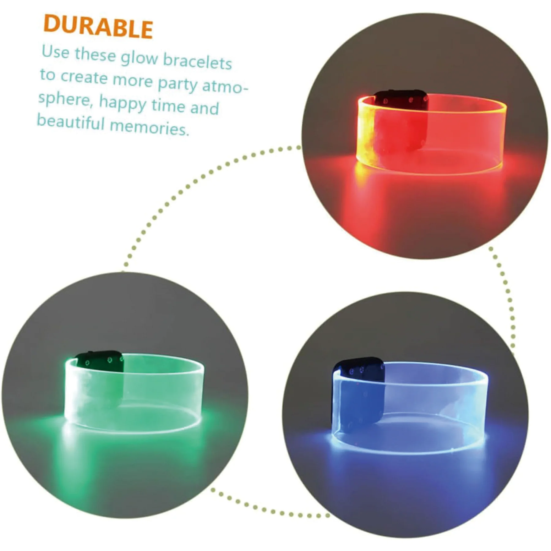 LED Fluorescent Party Rings