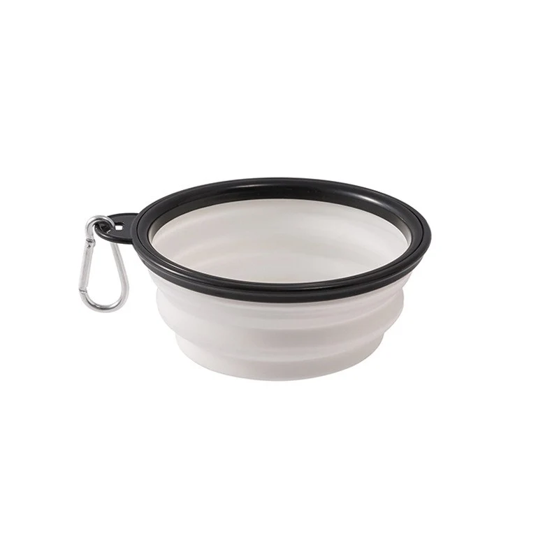 Collapsible Silicone Pet Bowl For Travel Use(L)