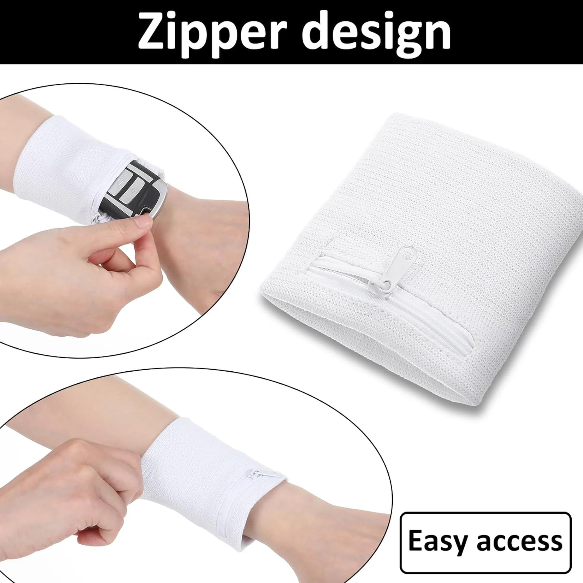 Sports Zipper Wrist Pouch