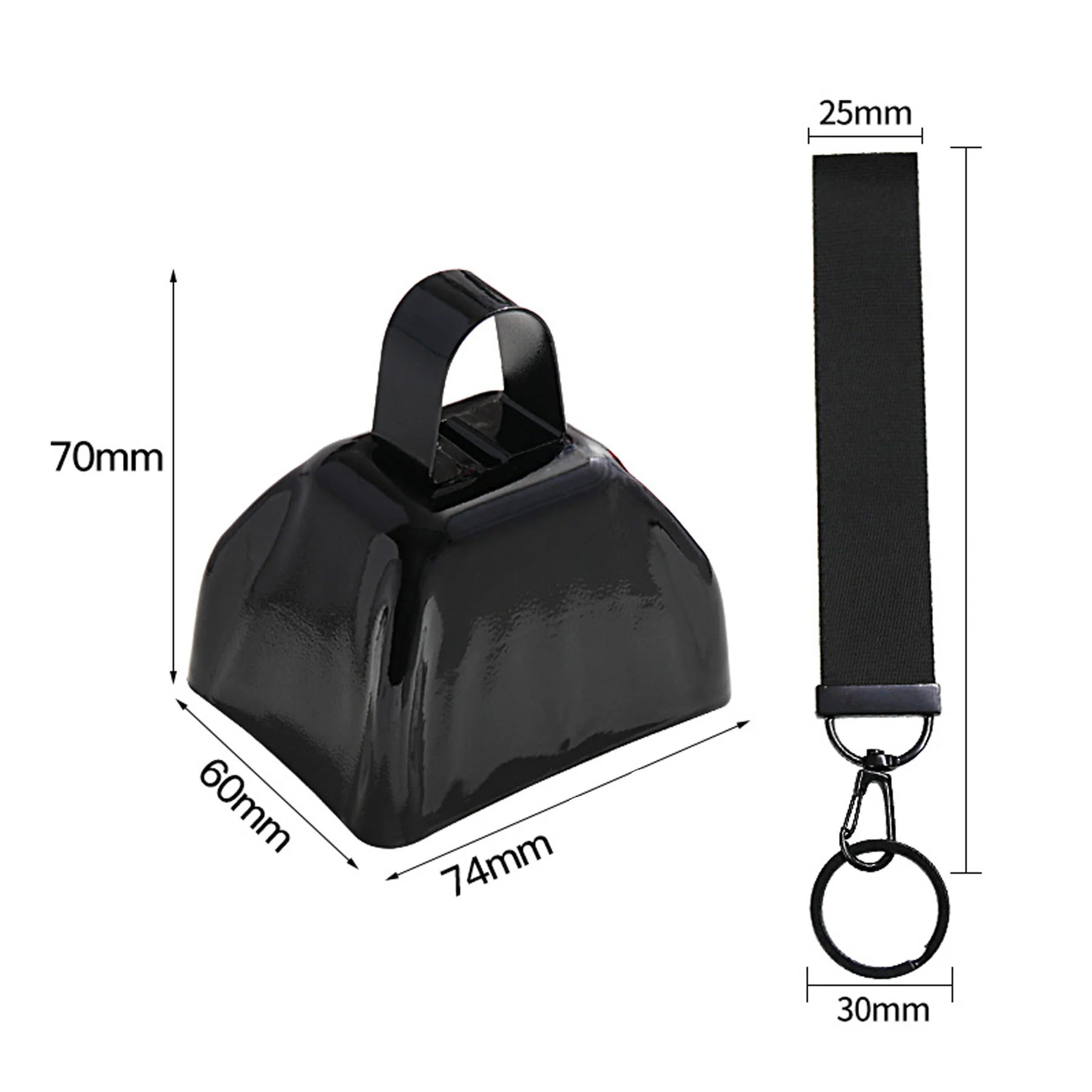 Square Cheering Bell Ringing With Wristband