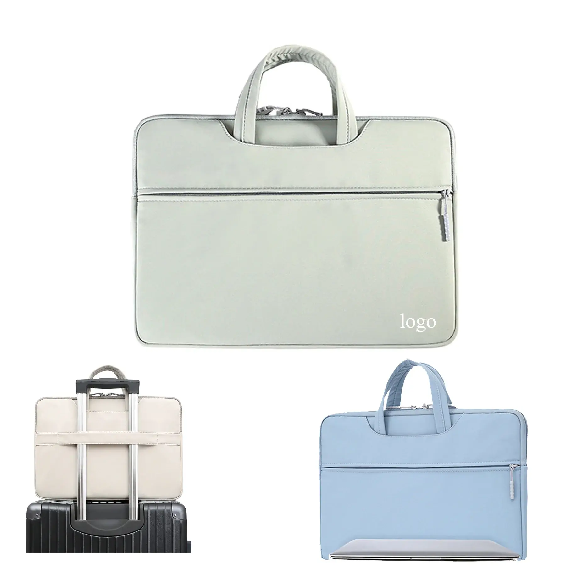 Solid Color Simple Computer Bag