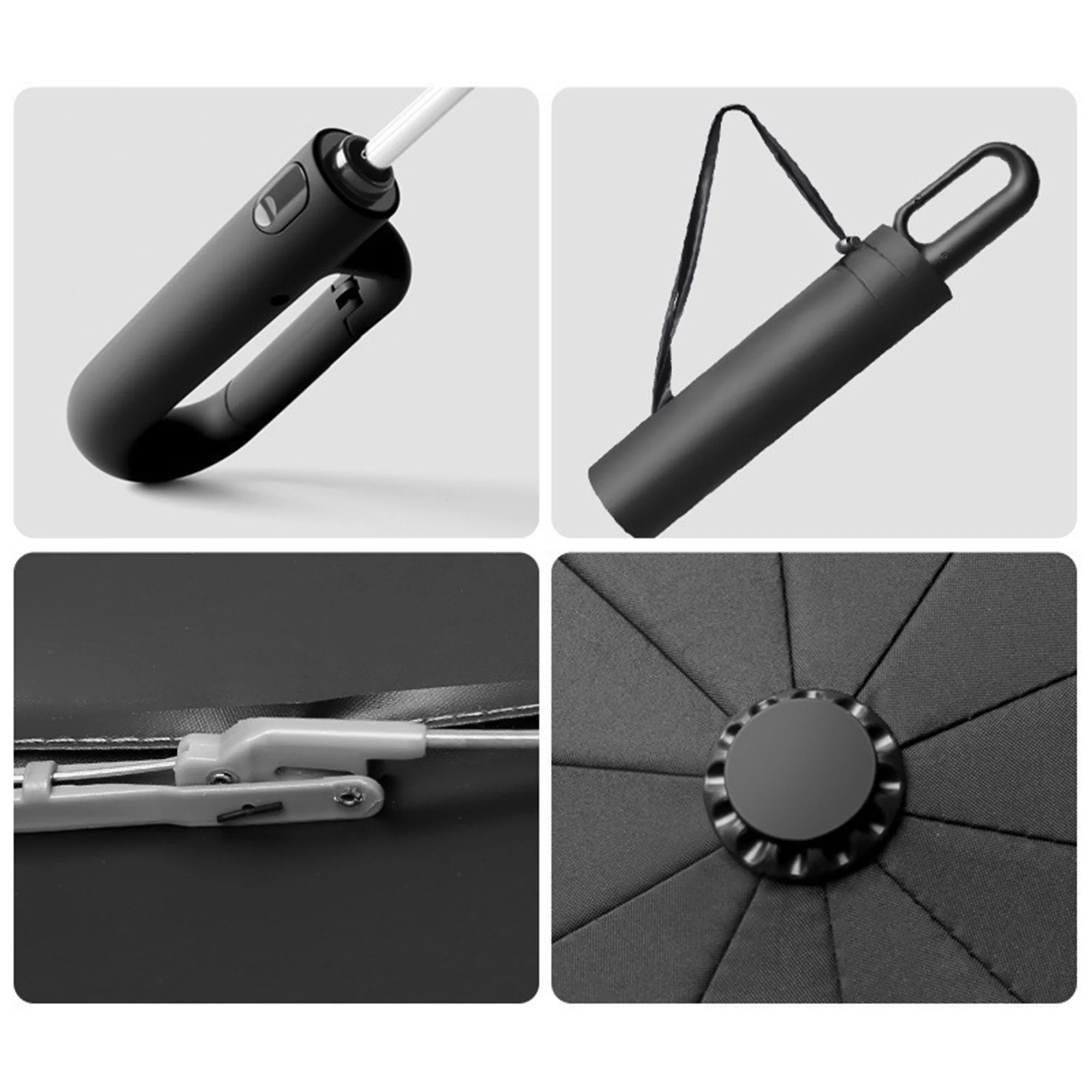 Ring Buckle Fully Automatic Anti-Ultraviolet Umbrella