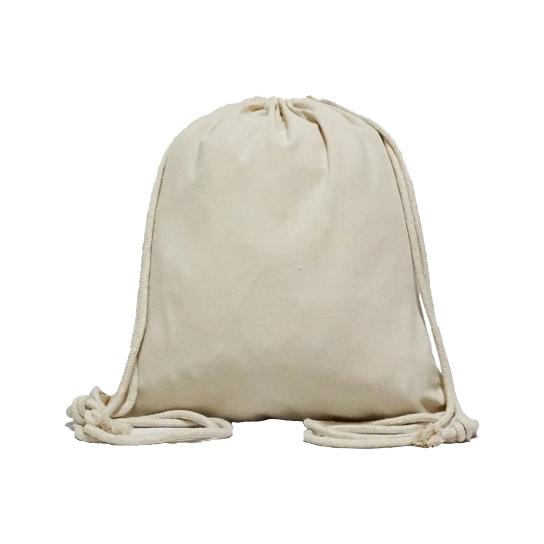 Cotton Canvas Drawstring Backpack