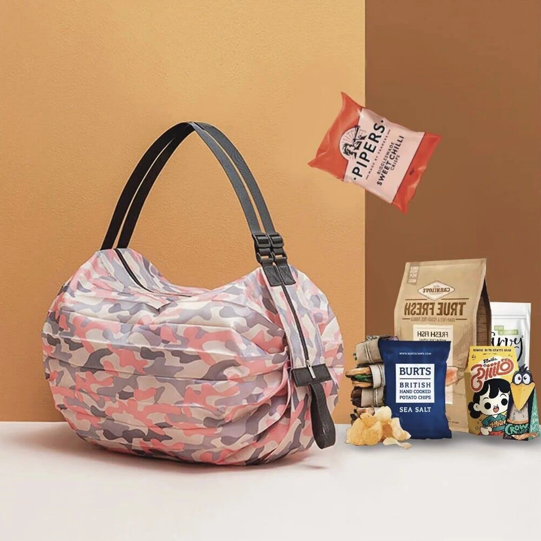 Foldable Shopping Bag Large Capacity Grocery Tote