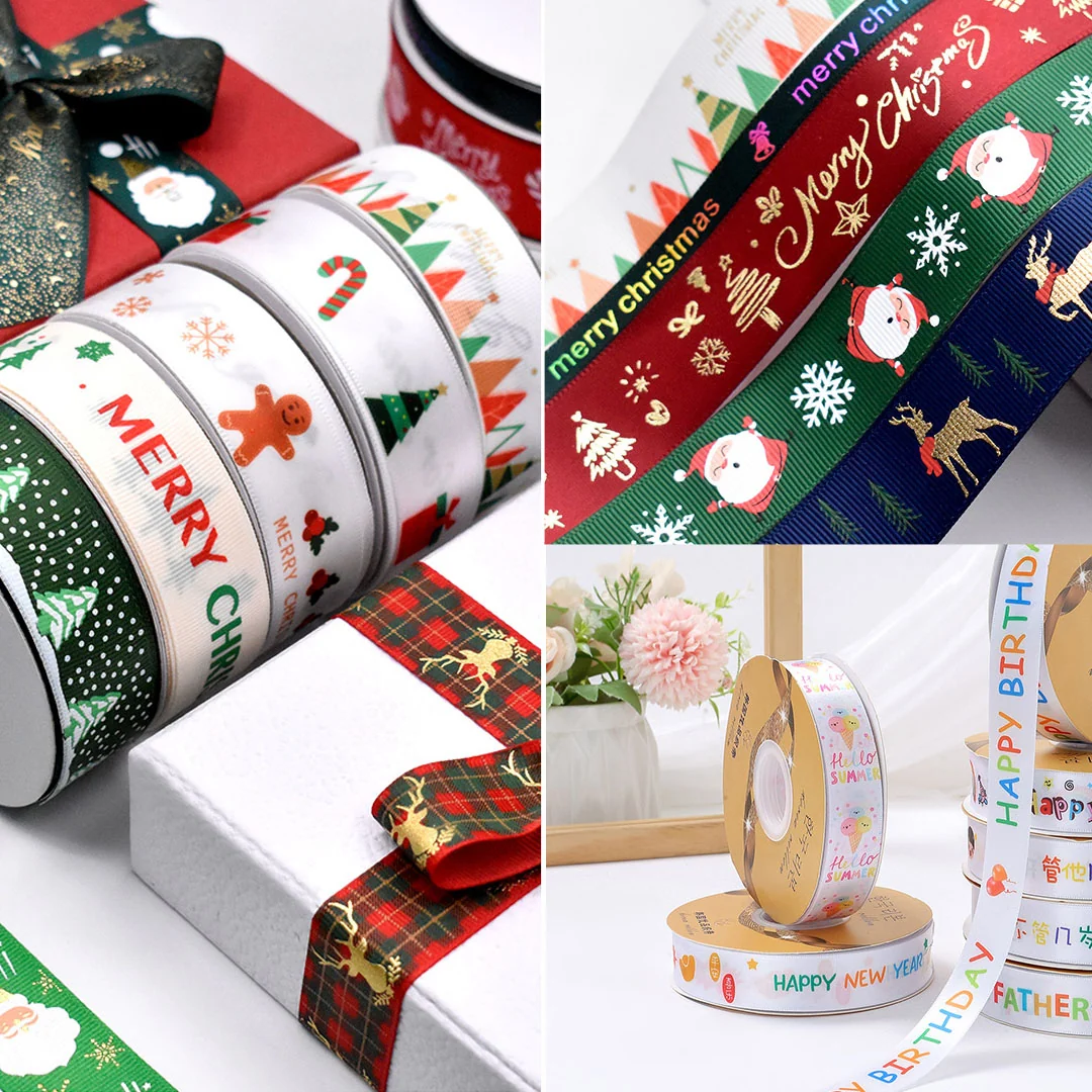 Ribbon Roll Step Repeat Printed 100 Yards