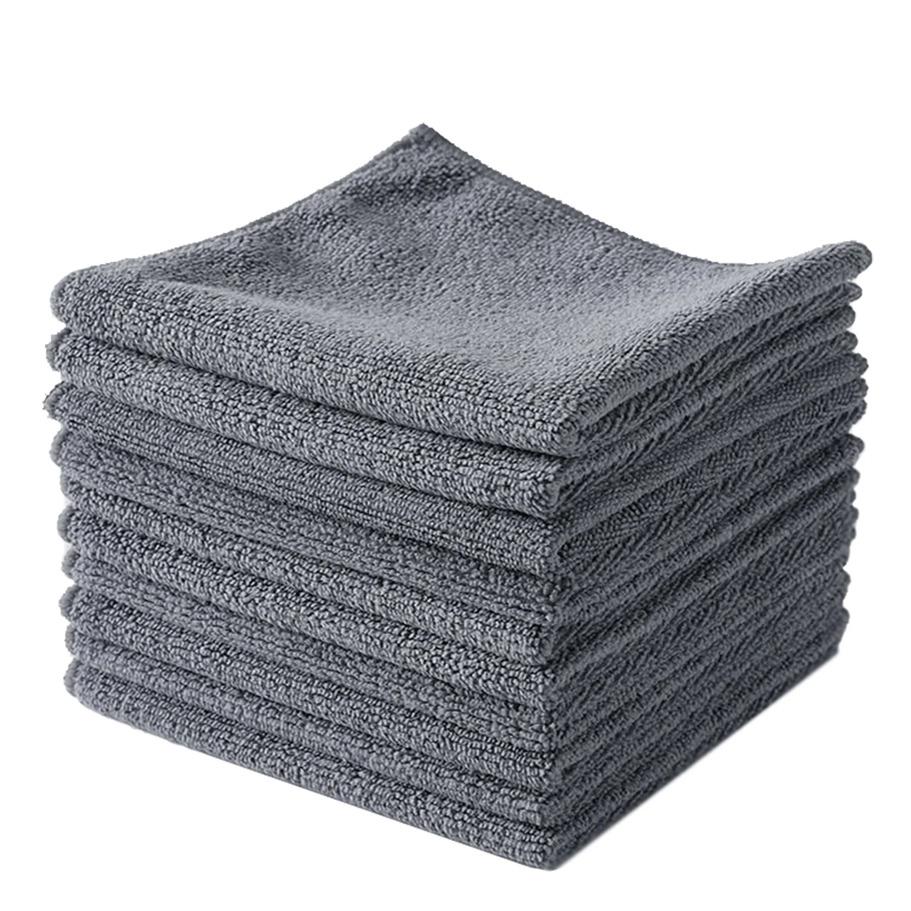 Gray Microfiber Cleaning Cloth