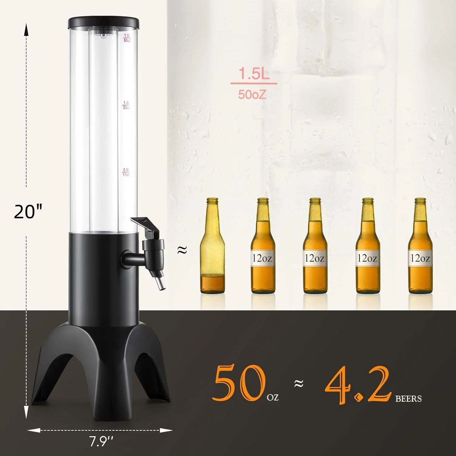1.5L Beer Giraffe Dispenser