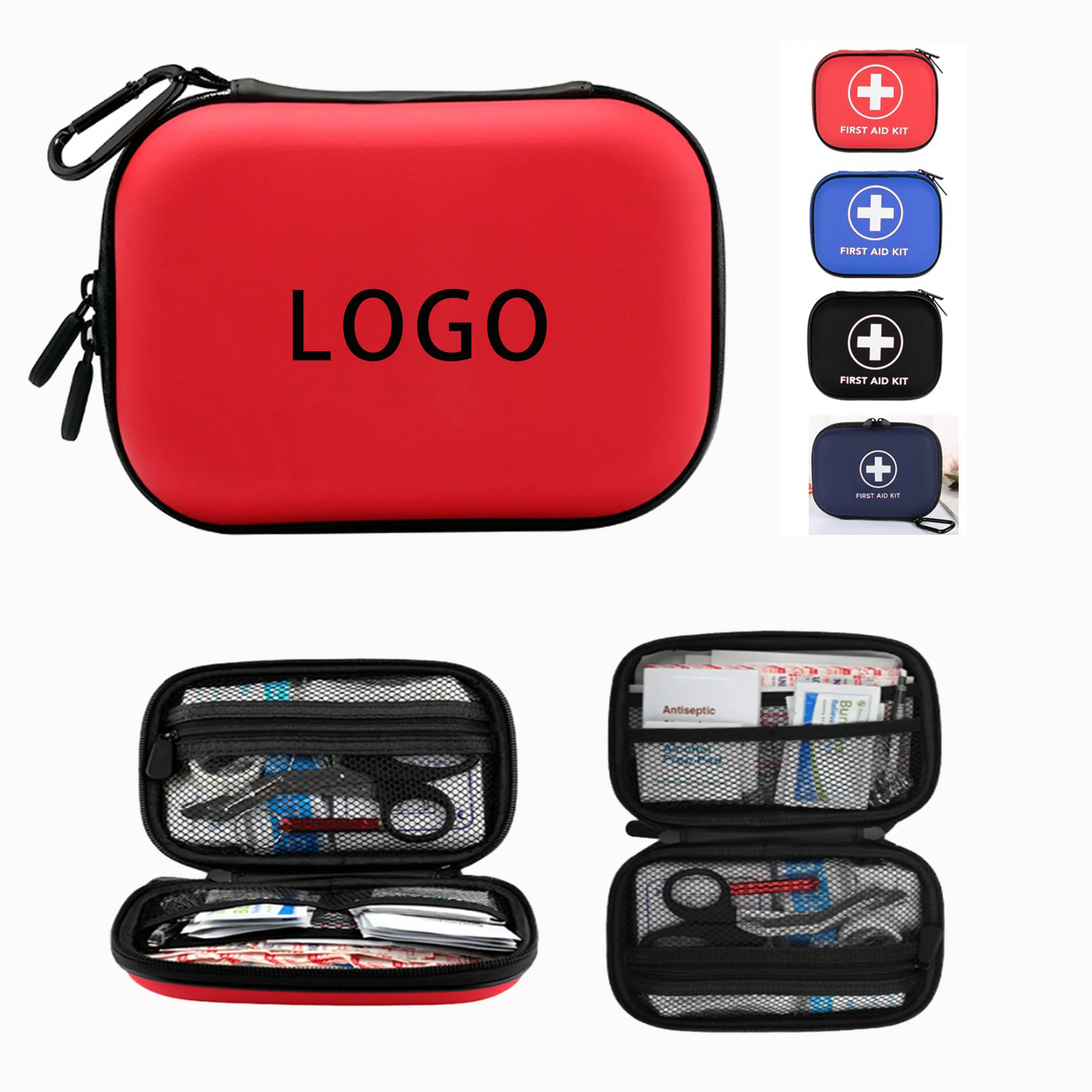 115Pc First Aid Kit In Easy Carry Eva Zipper