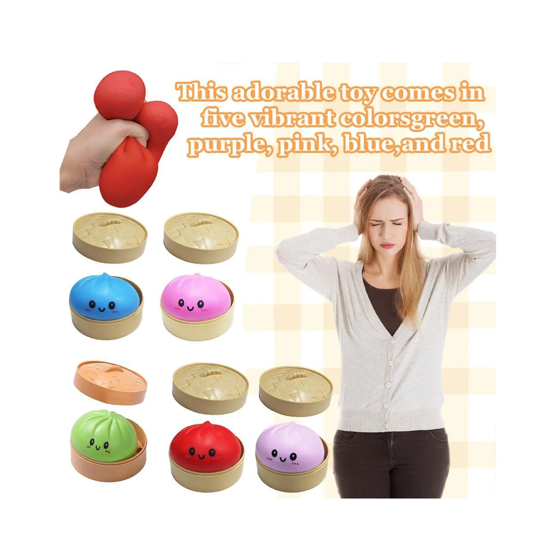Dumpling Squishies Toy
