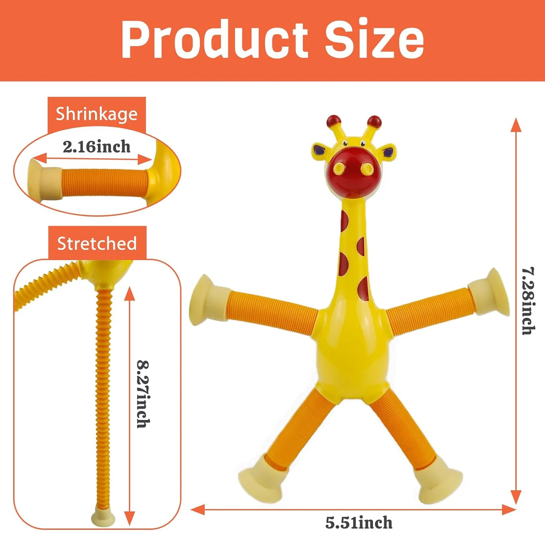 Suction Cup Giraffe Toy