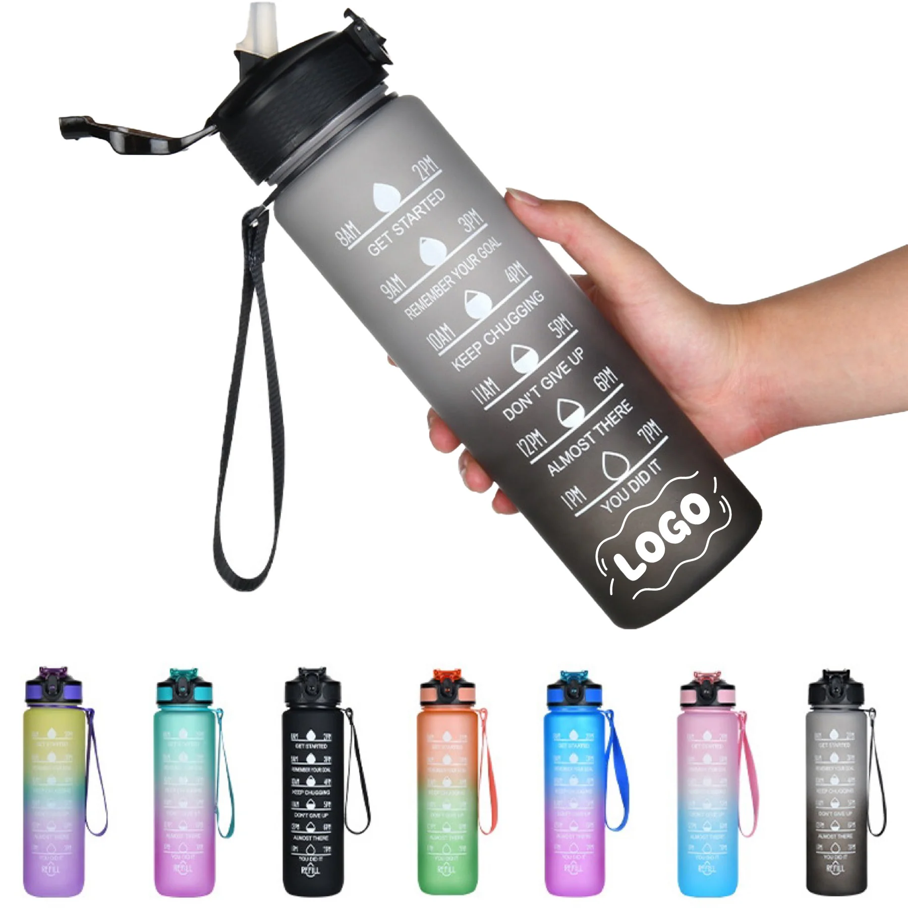 32Oz. Motivational Water Bottle
