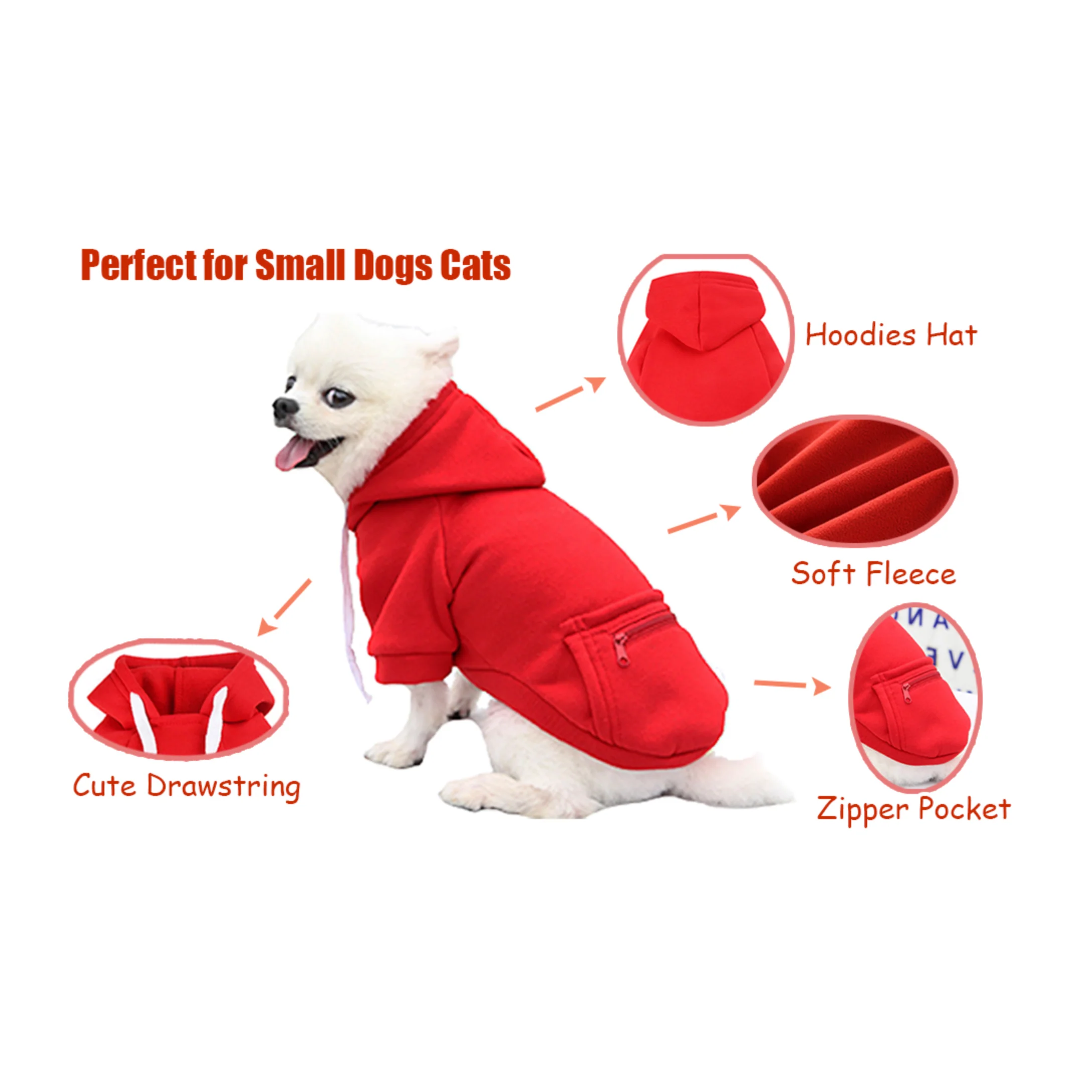 Pet Hoodie/French Bulldog Outfits Costume