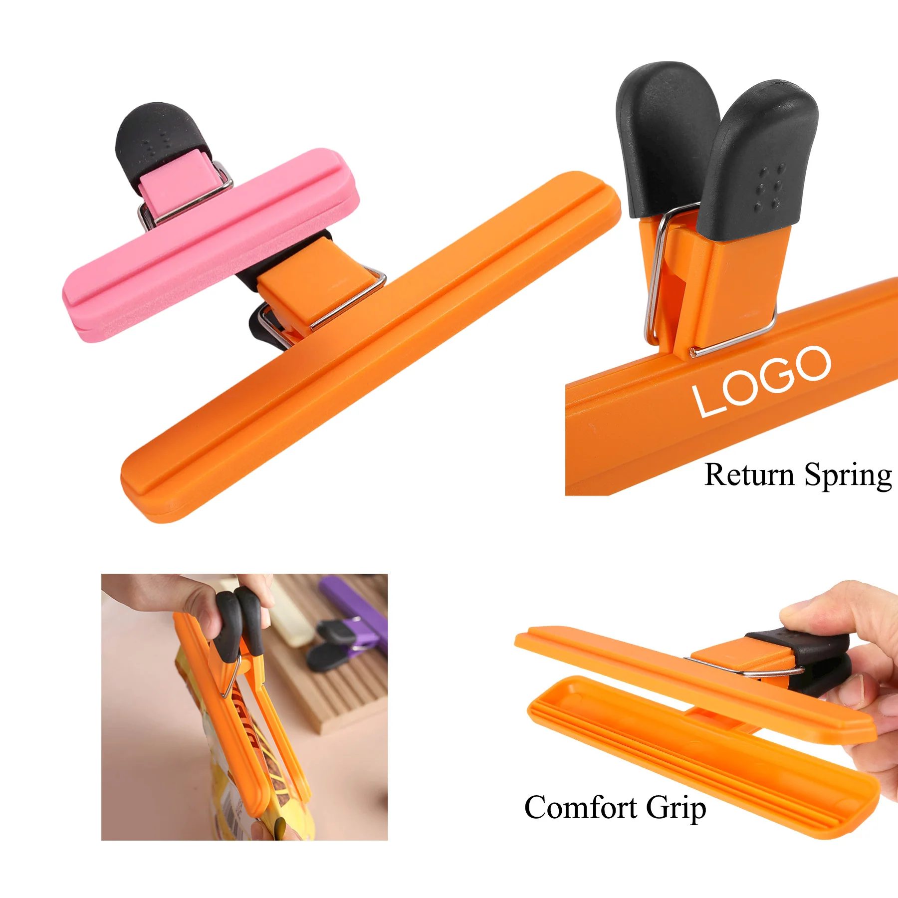 Assorted Color Strong Food Clips