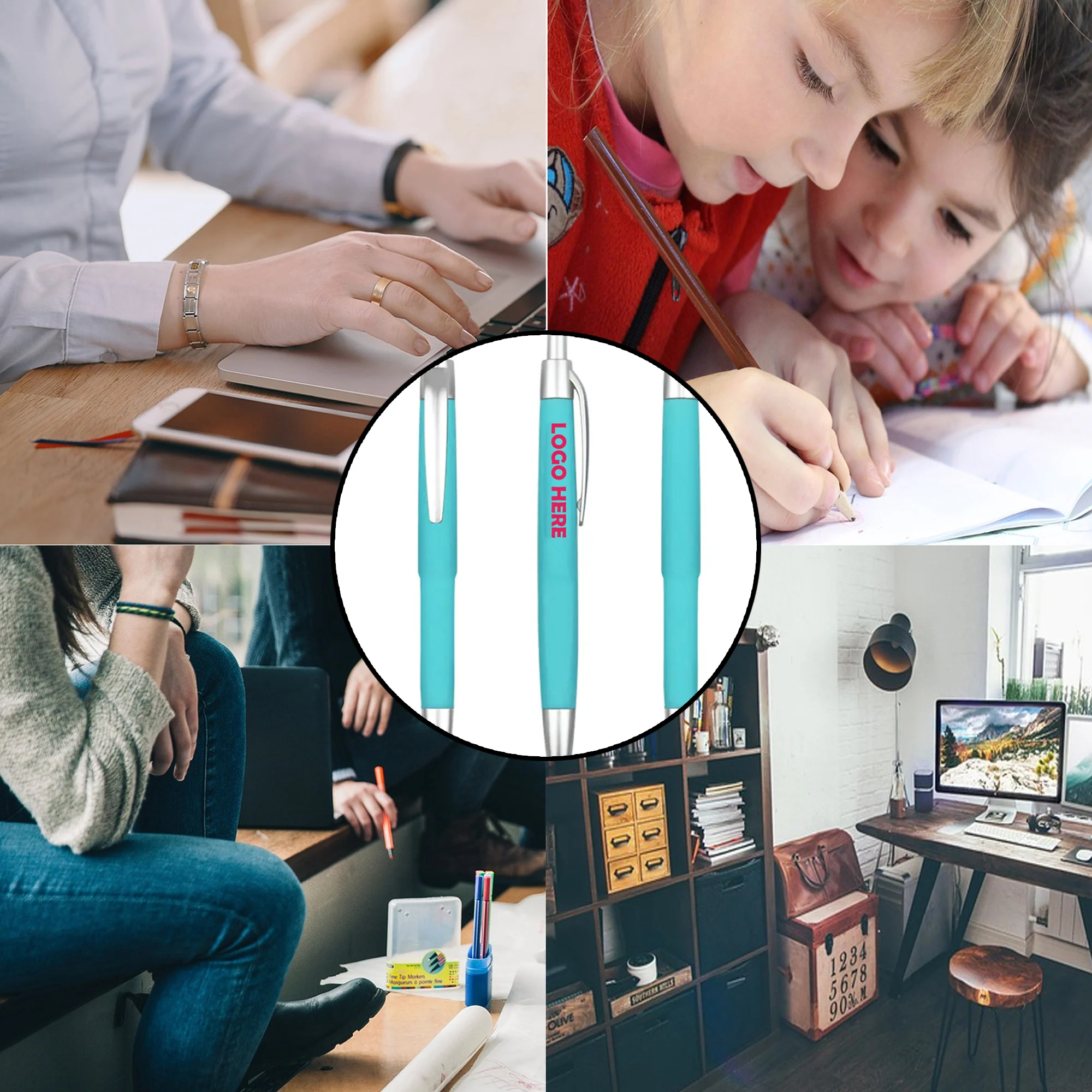 Retractable Ballpoint Pens