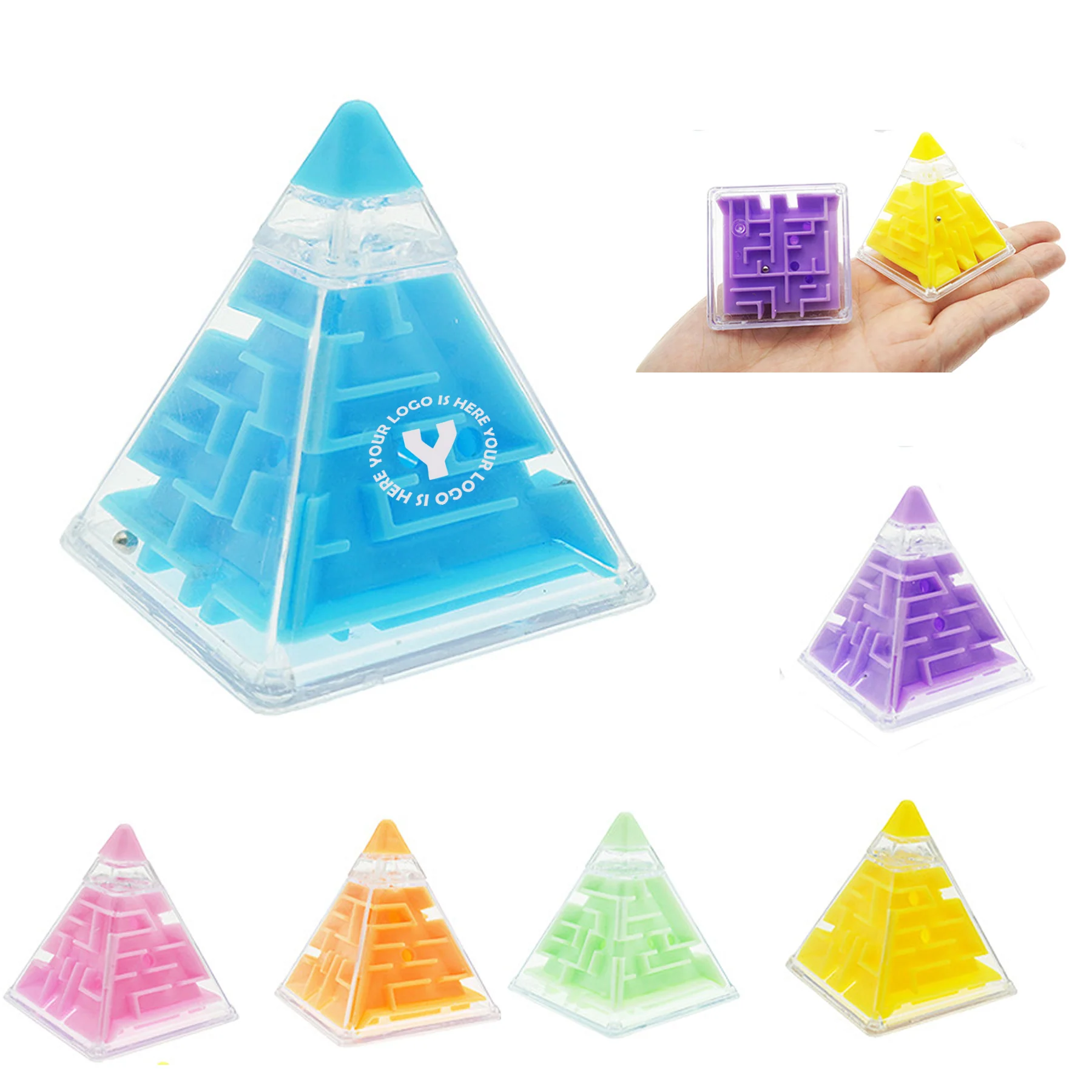 Pyramid Maze Toy