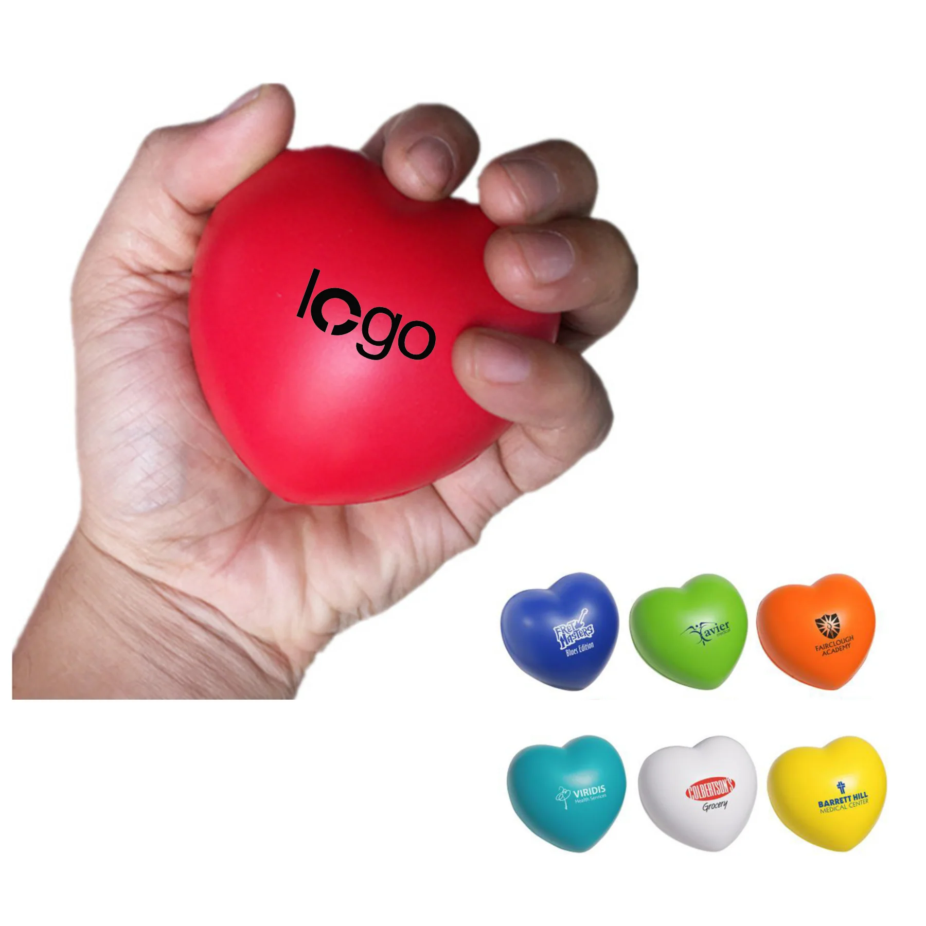Heart-Shaped Foam Ball