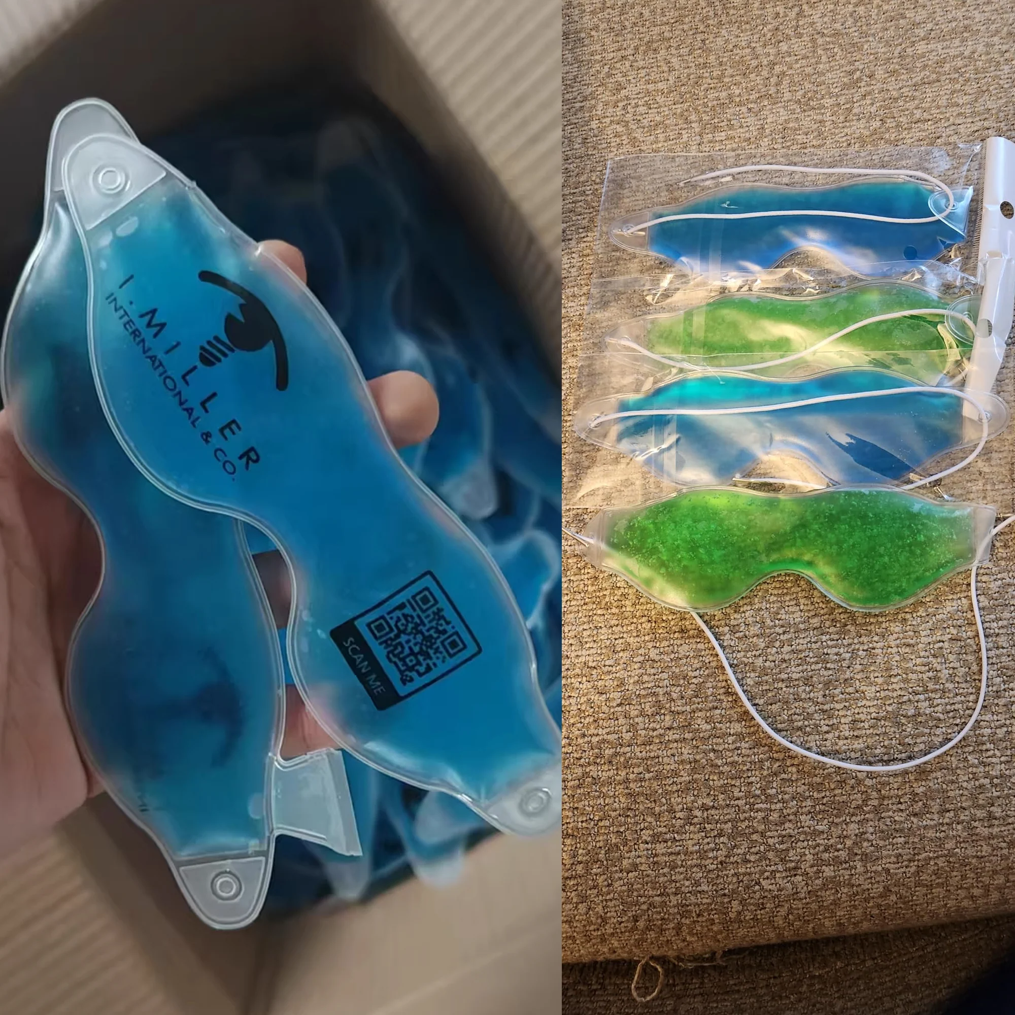PVC Cooling Gel Eye Mask