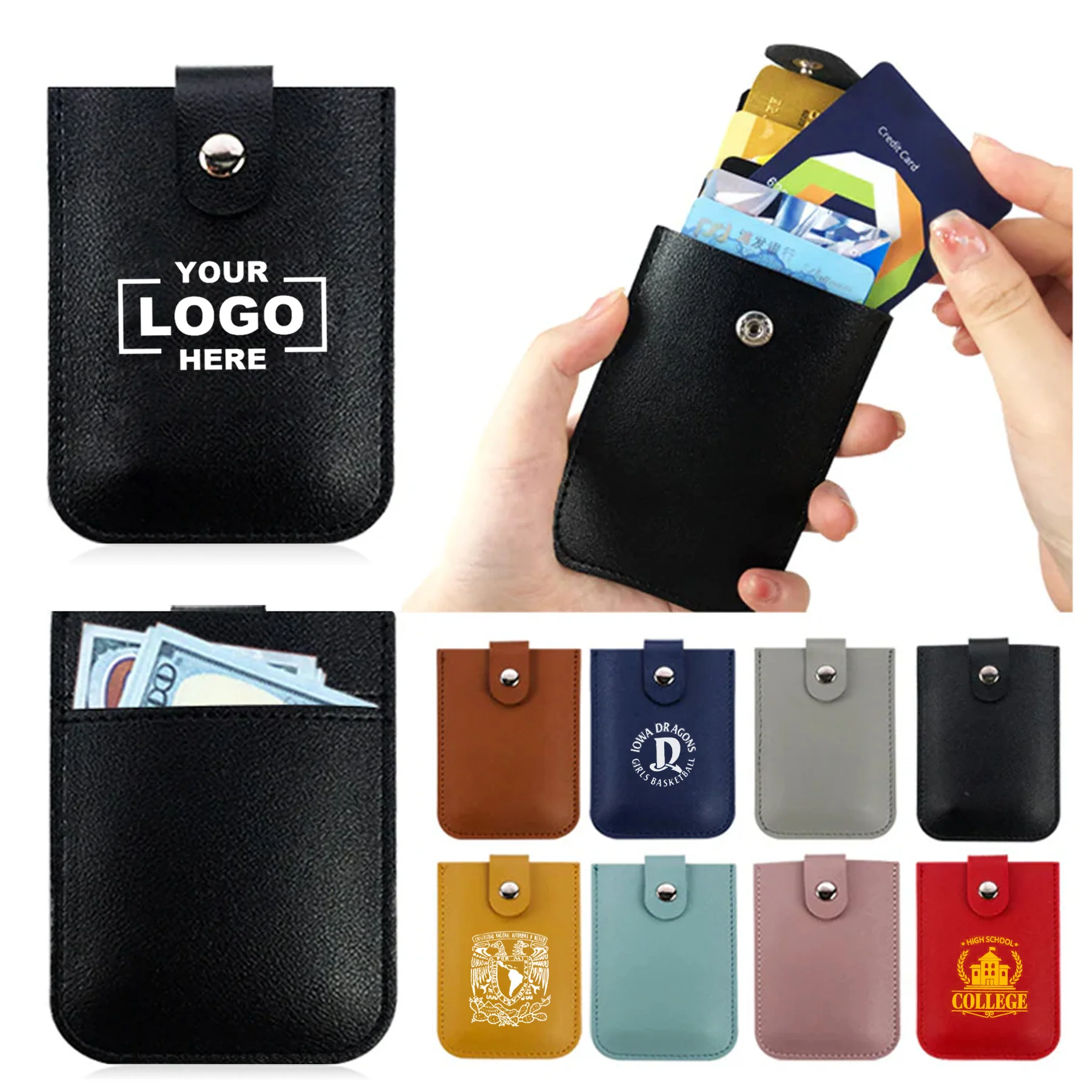 PU Leather Credit Card Holder