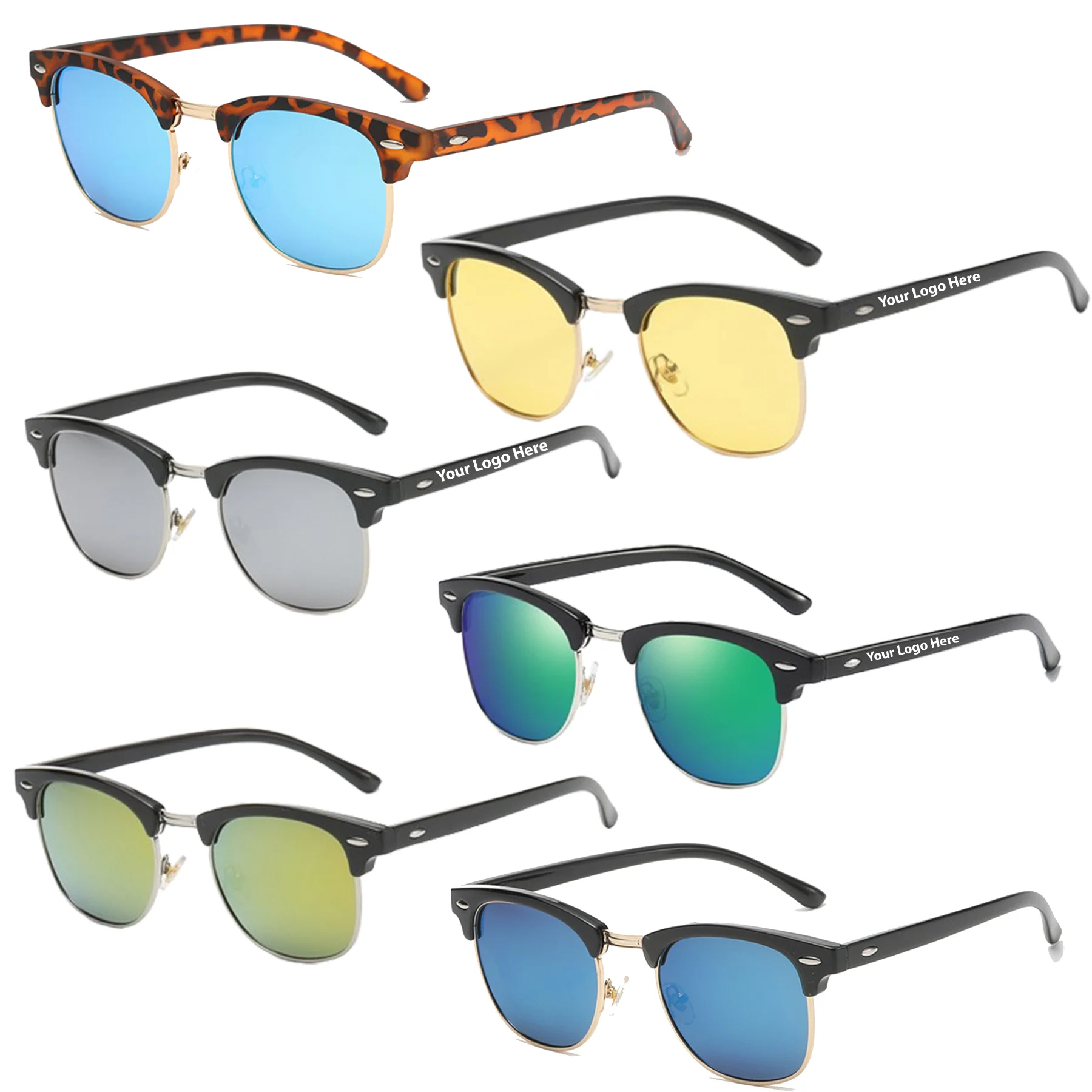 Classic Mirror Lens Polarized Sunglasses