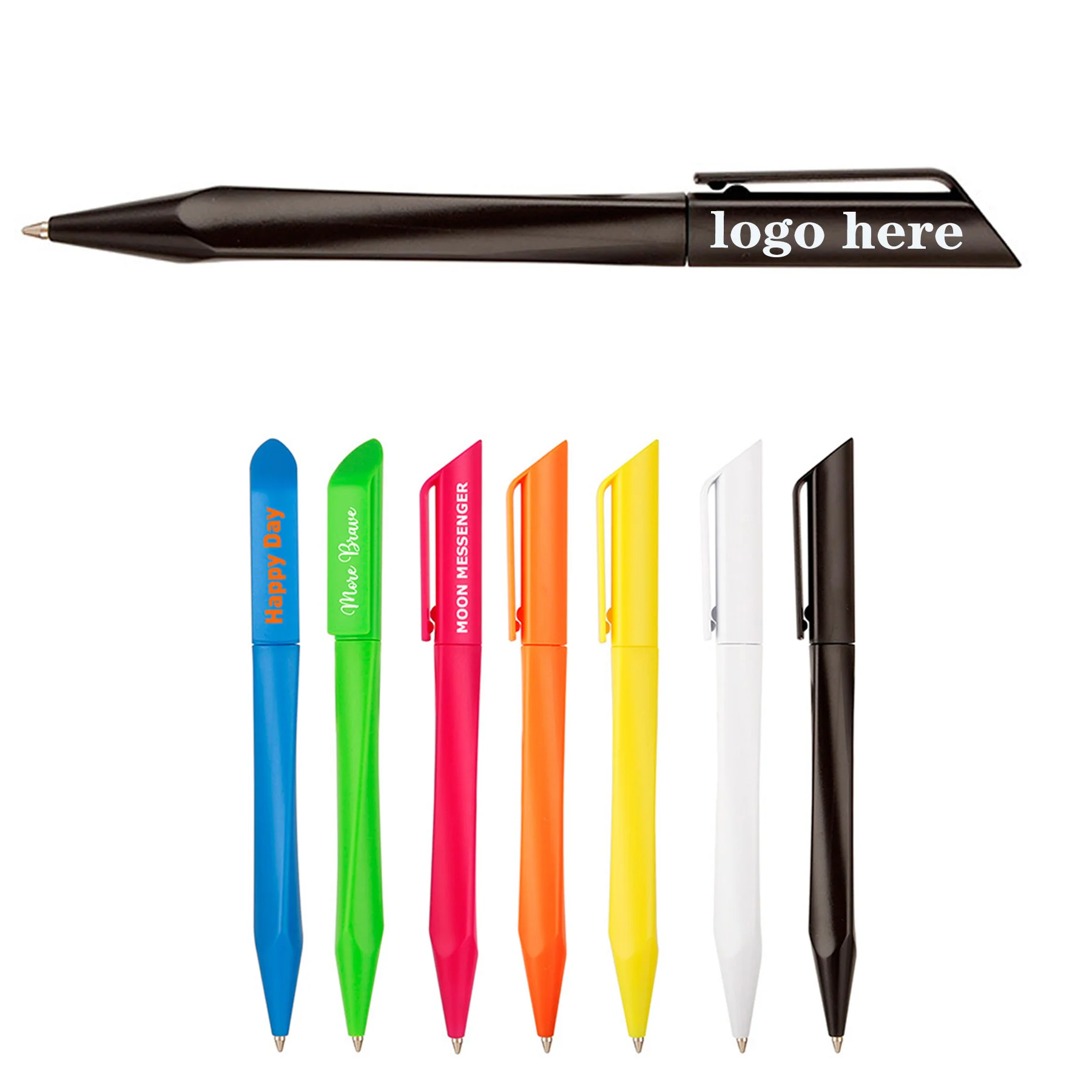 Frosted Triangle Twist Pen