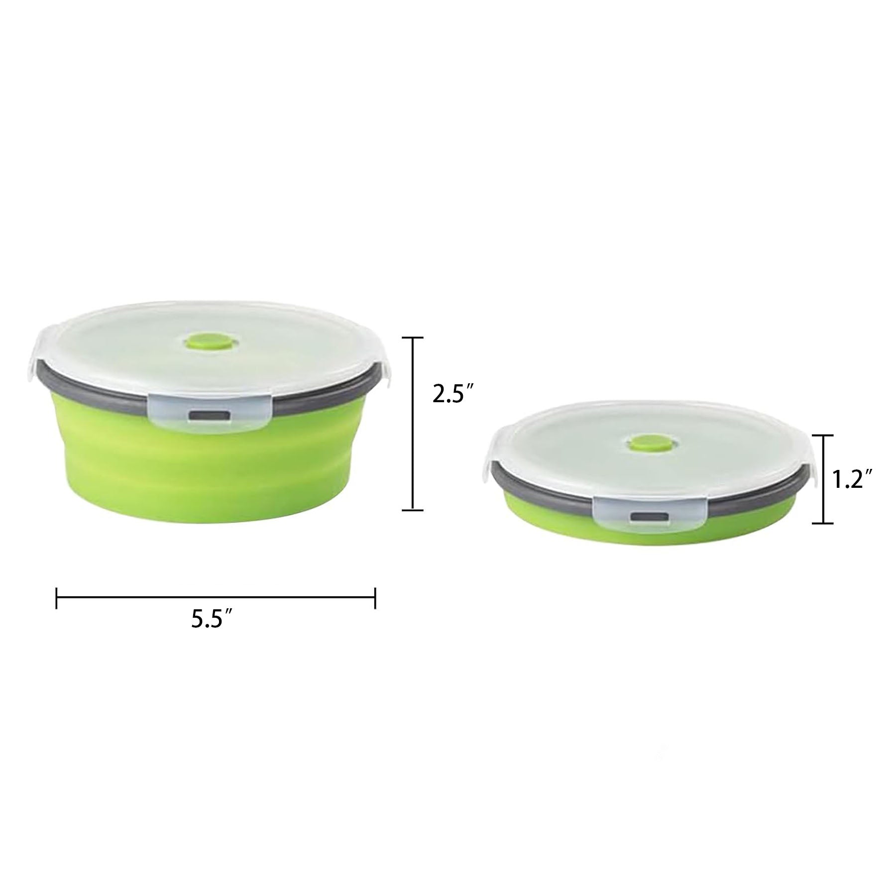 16.7 oz Collapsible Lunch Box