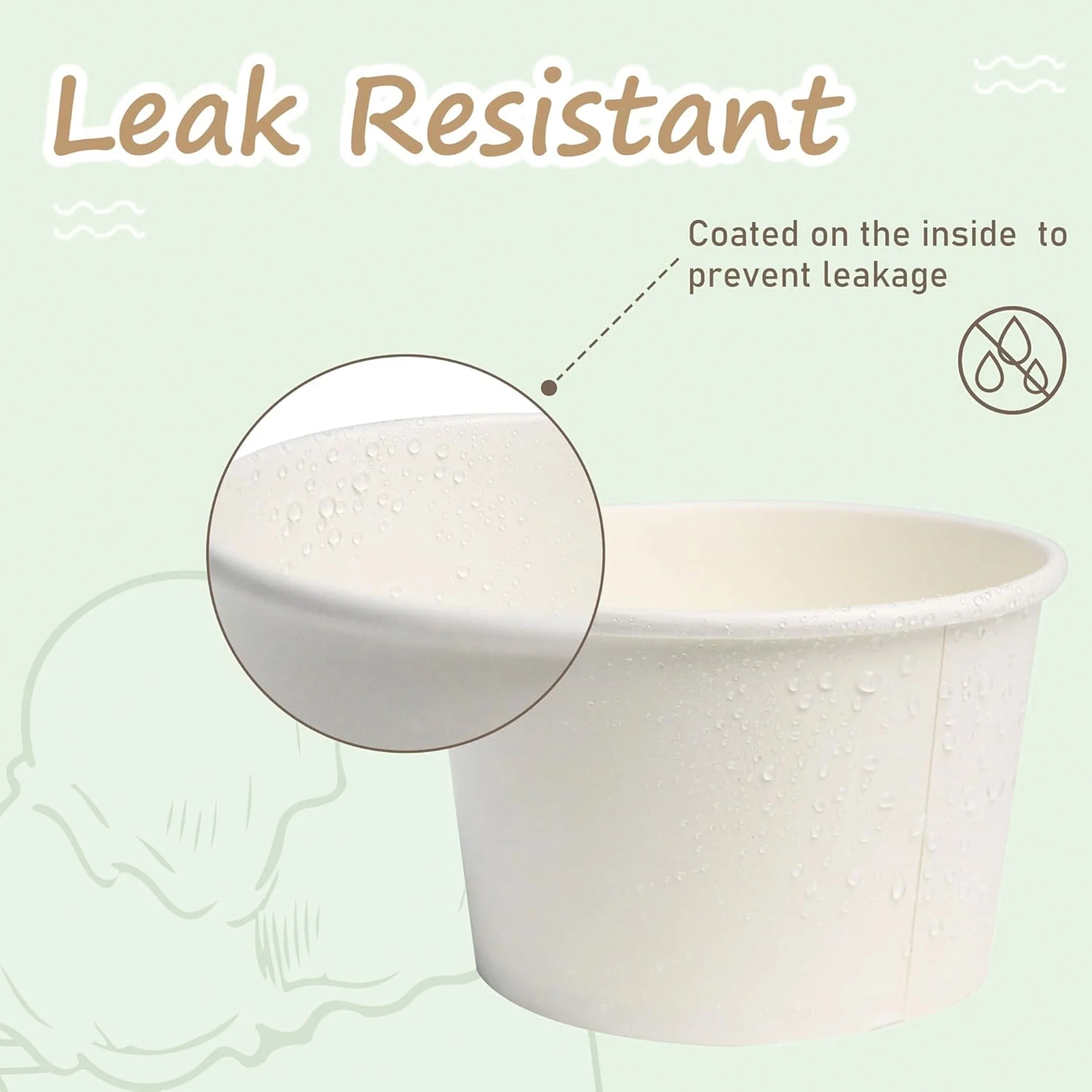 Custom Printed Ice Cream Paper Cup