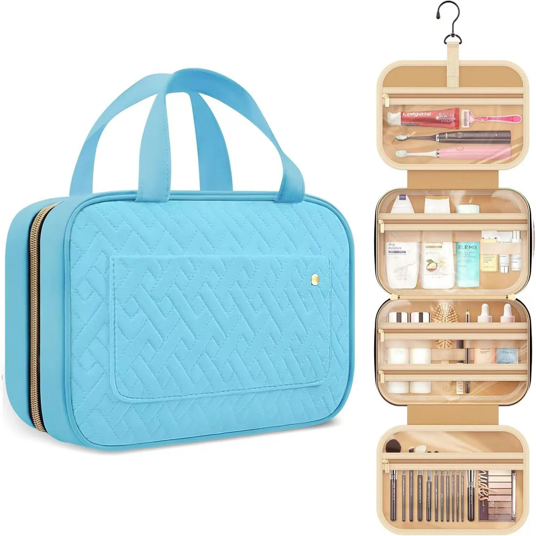 Toiletry Bag Travel Bag with Hanging Hook