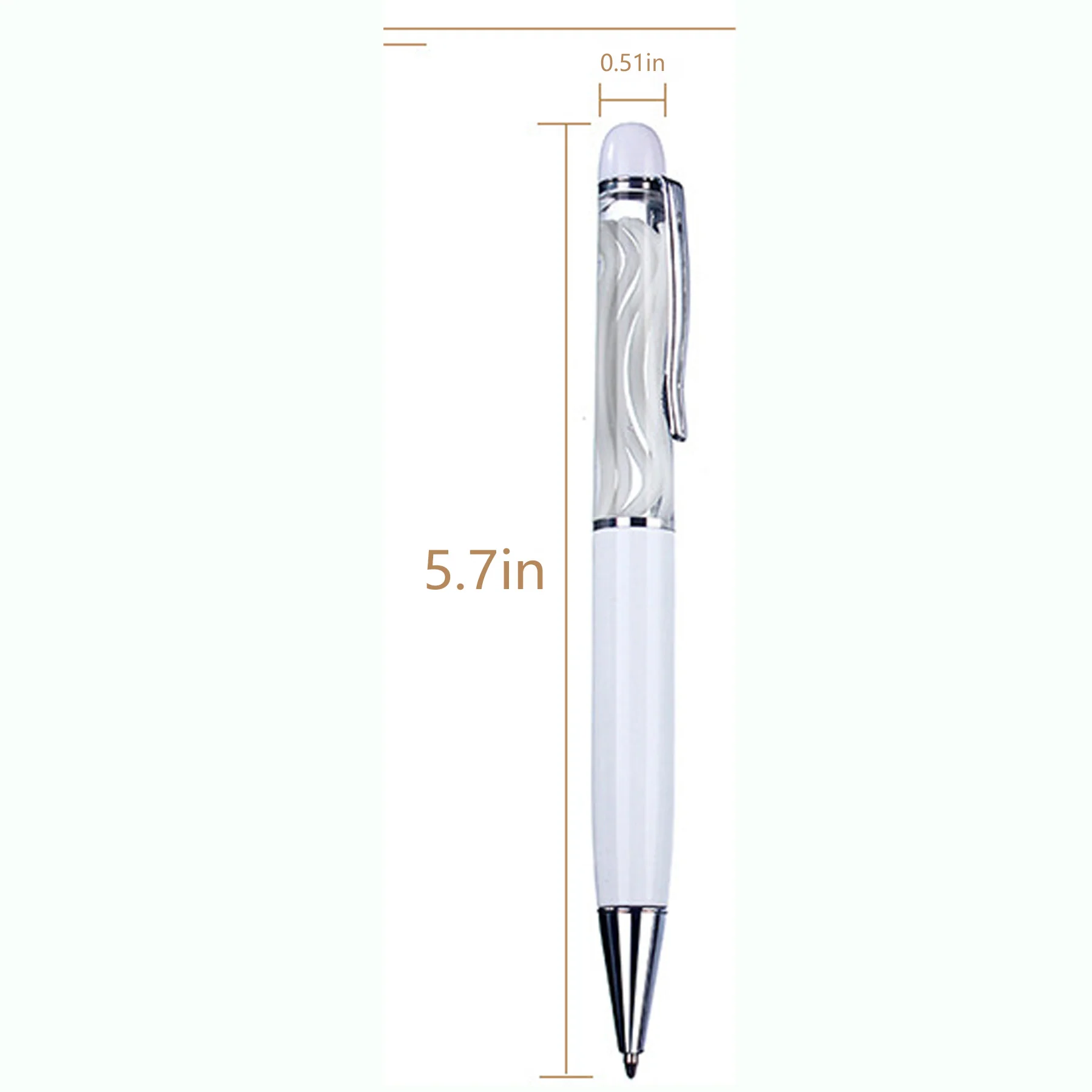 Custom Liquid-Filled 3D Floaters Ballpoint Pen