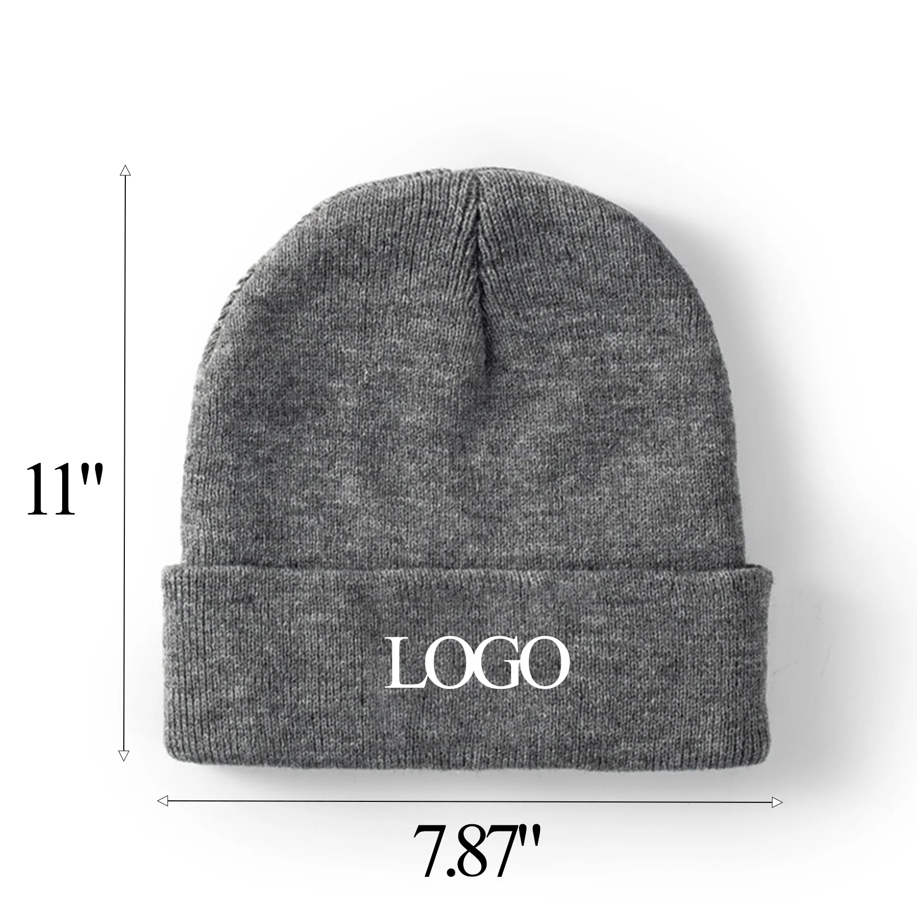 Solid Color Monogrammed Beanies