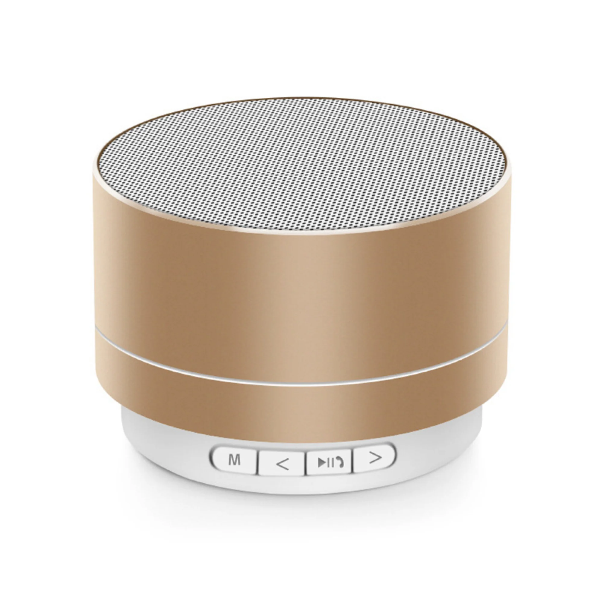 Portable Metal Bluetooth Speaker With Led Light